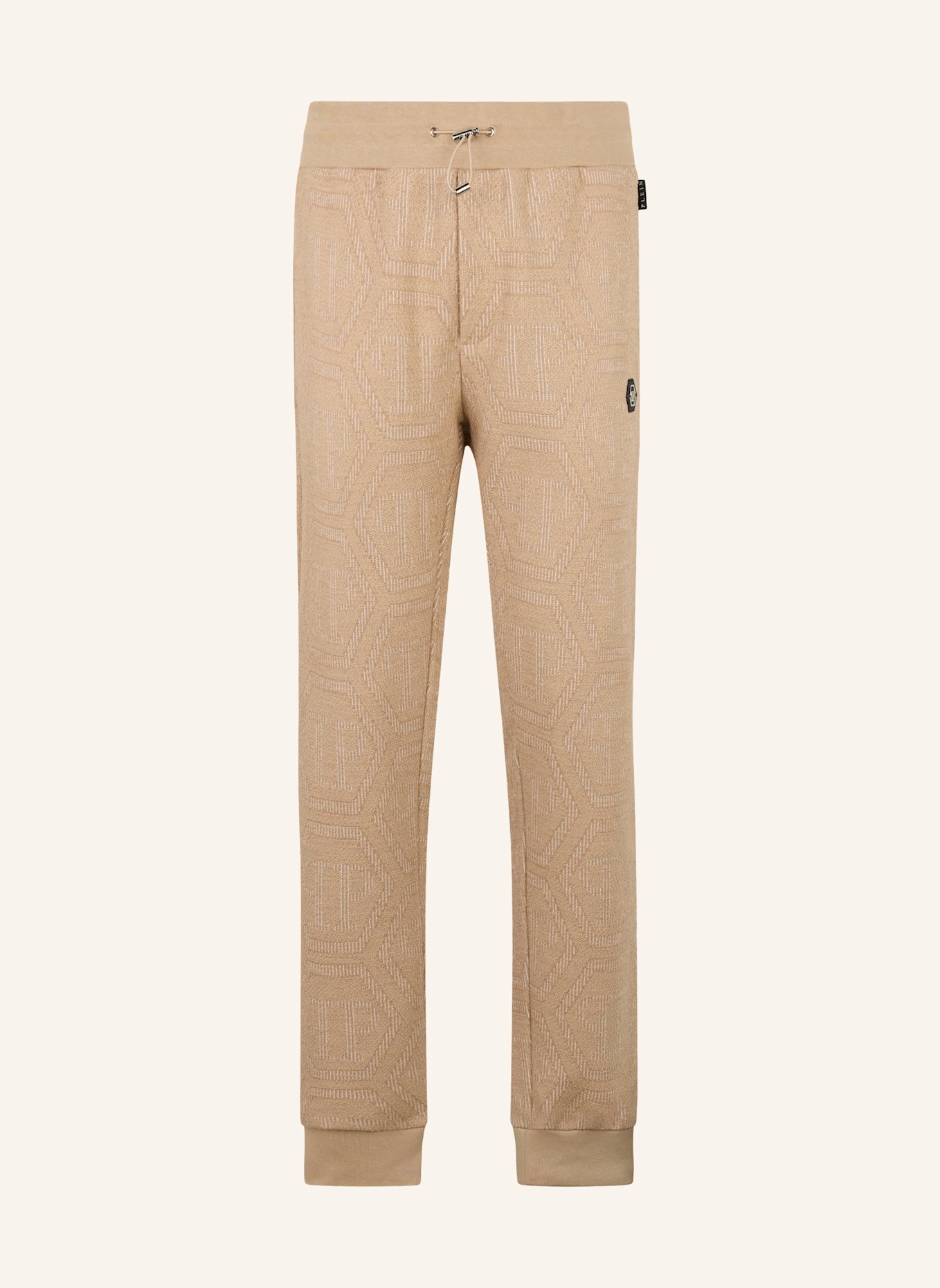 PHILIPP PLEIN PHILIPP PLEIN Jacquard Joggers Monogram: BEIGE