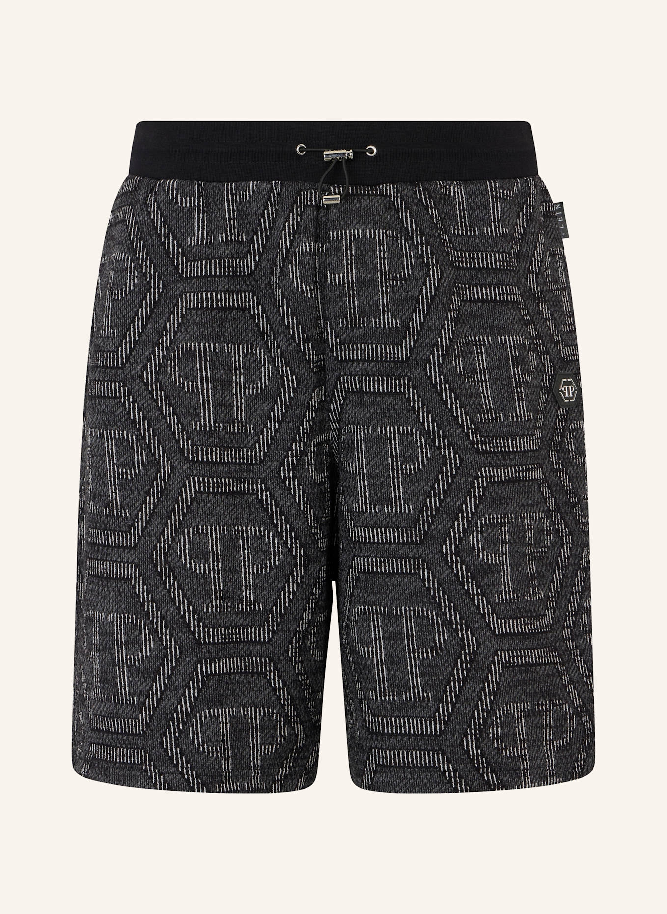 PHILIPP PLEIN PHILIPP PLEIN Jacquard Shorts Monogram: SCHWARZ