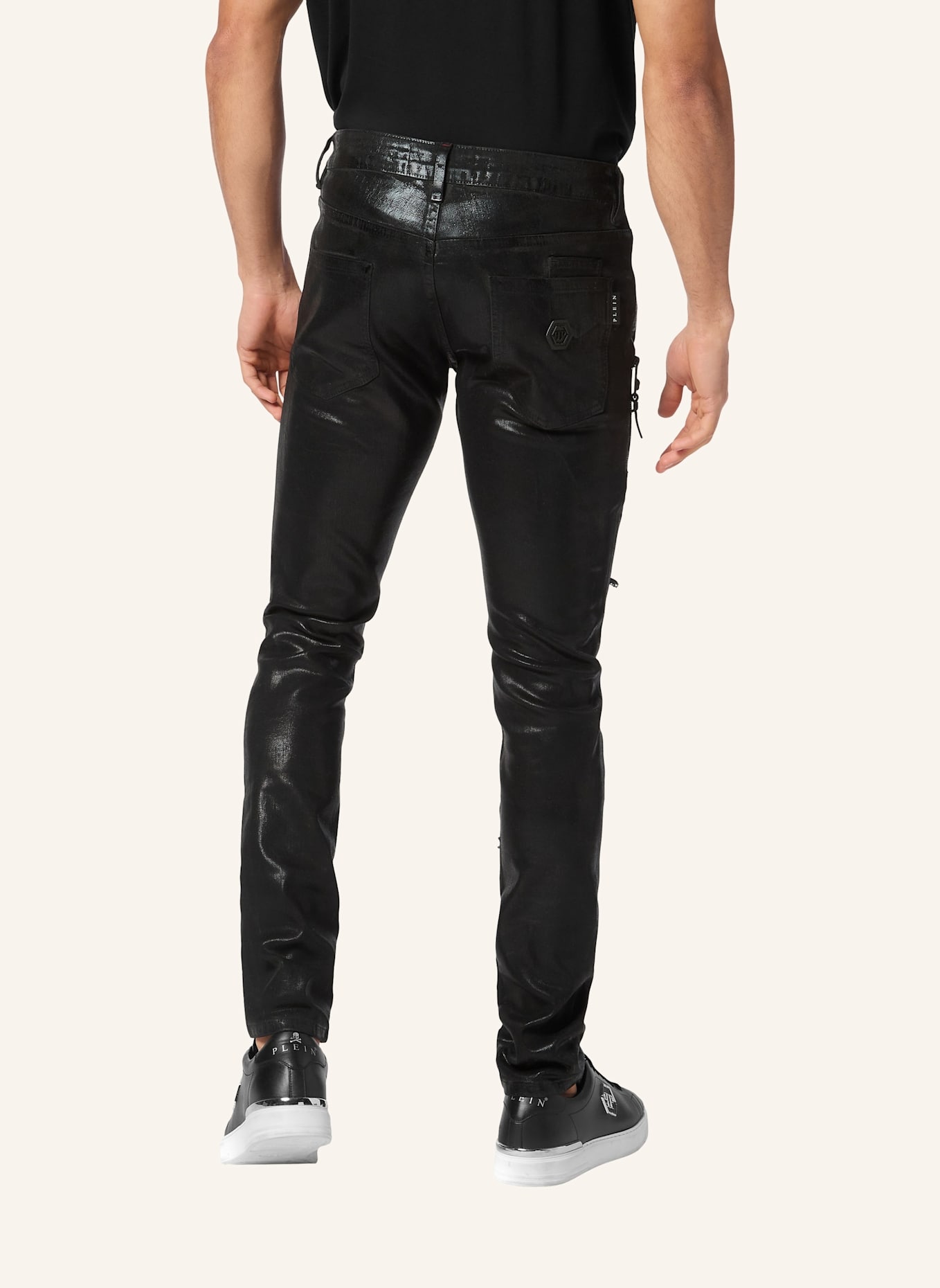 PHILIPP PLEIN PHILIPP PLEIN Jeans Regular Fit CAMOUFLAGE: SCHWARZ