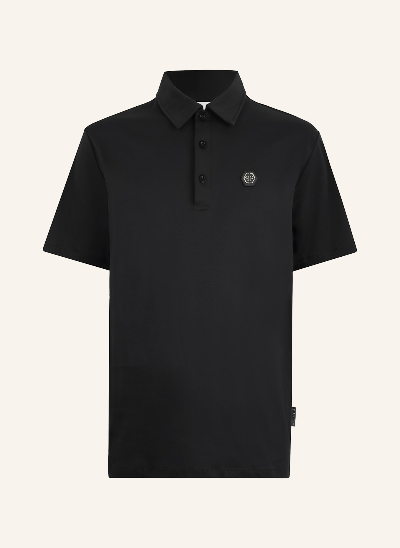 PHILIPP PLEIN Poloshirt Ss HEXAGON: SCHWARZ