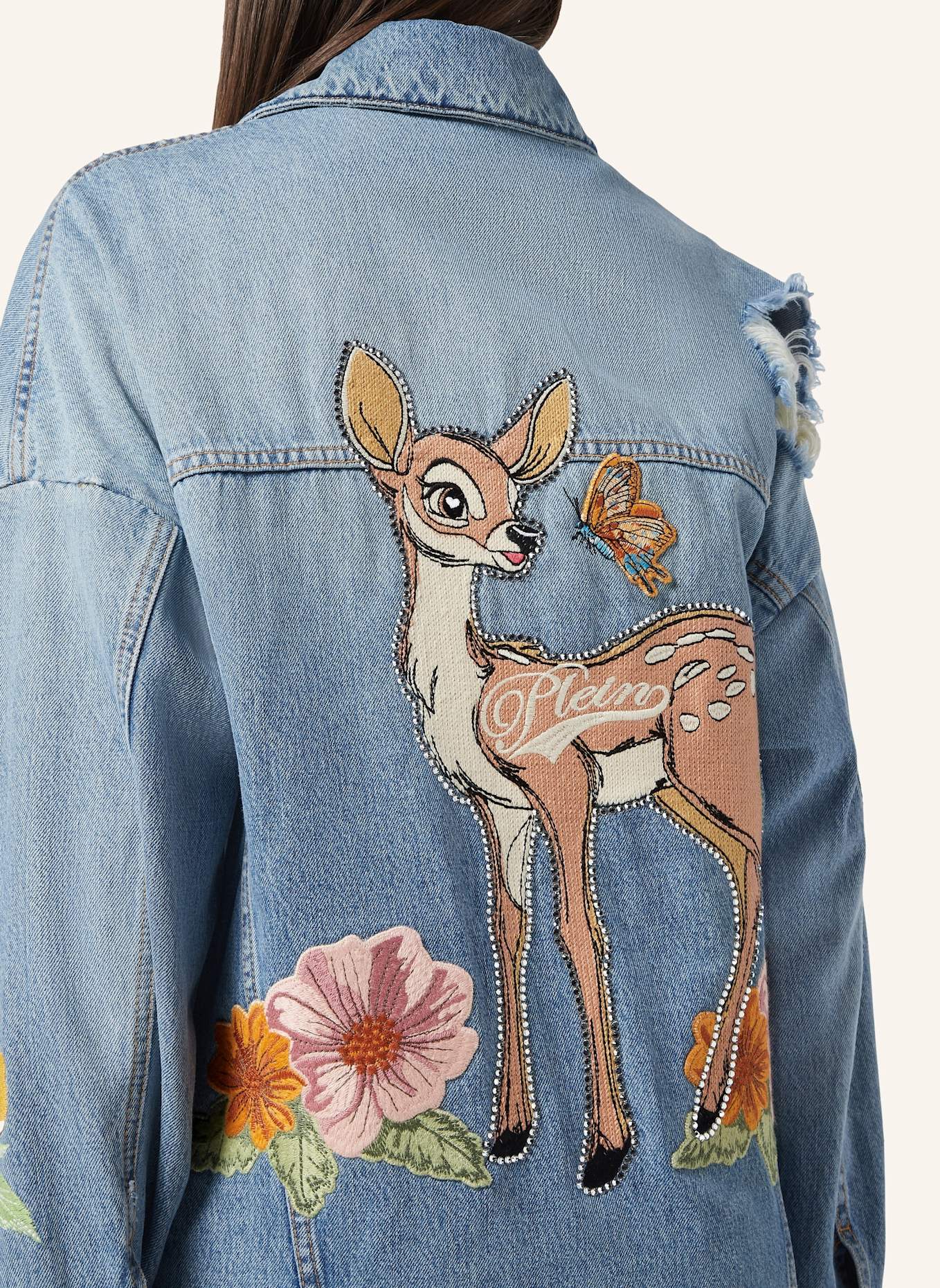 PHILIPP PLEIN Denim-Jacke: BLAU
