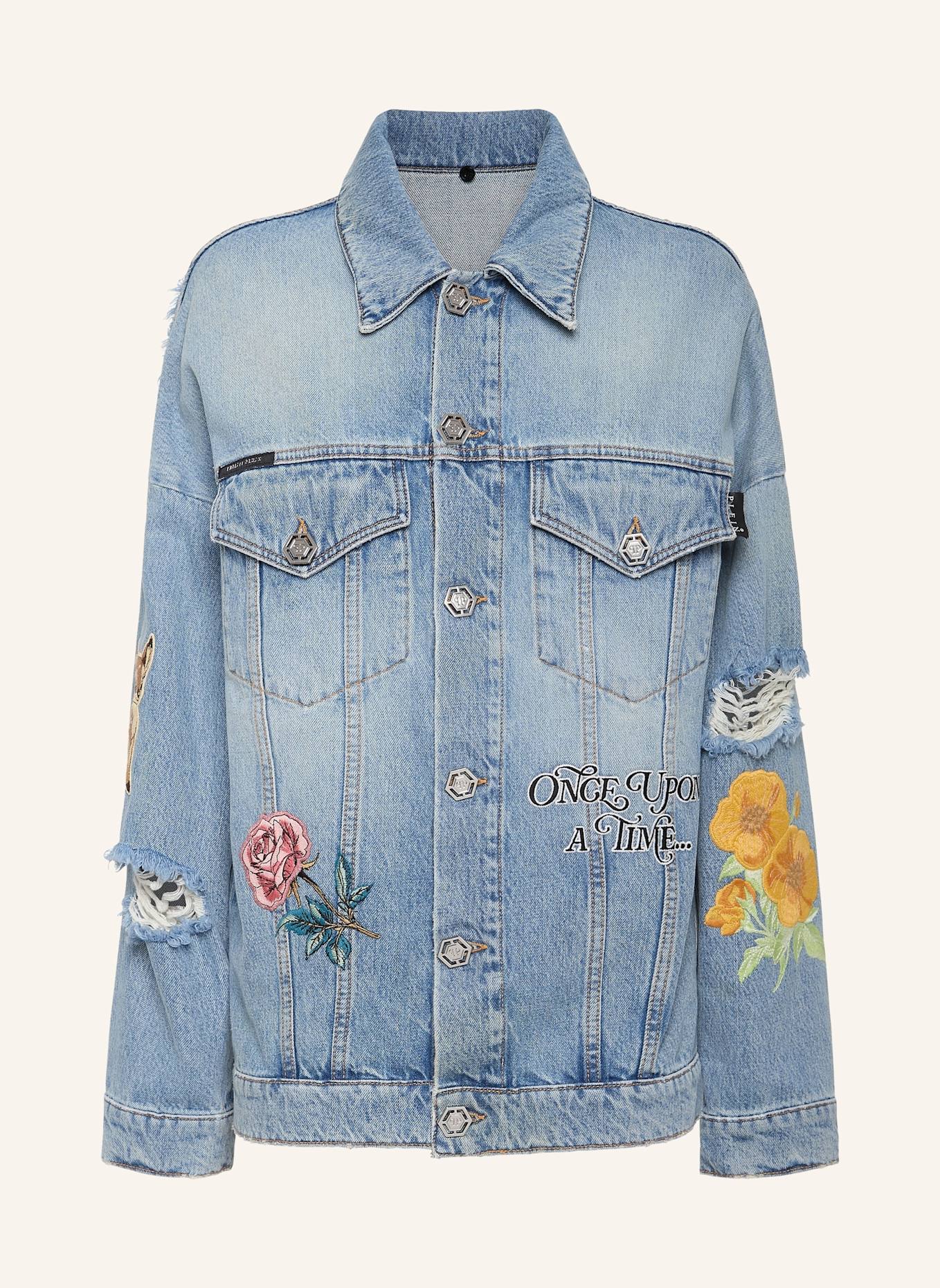PHILIPP PLEIN Denim-Jacke: BLAU