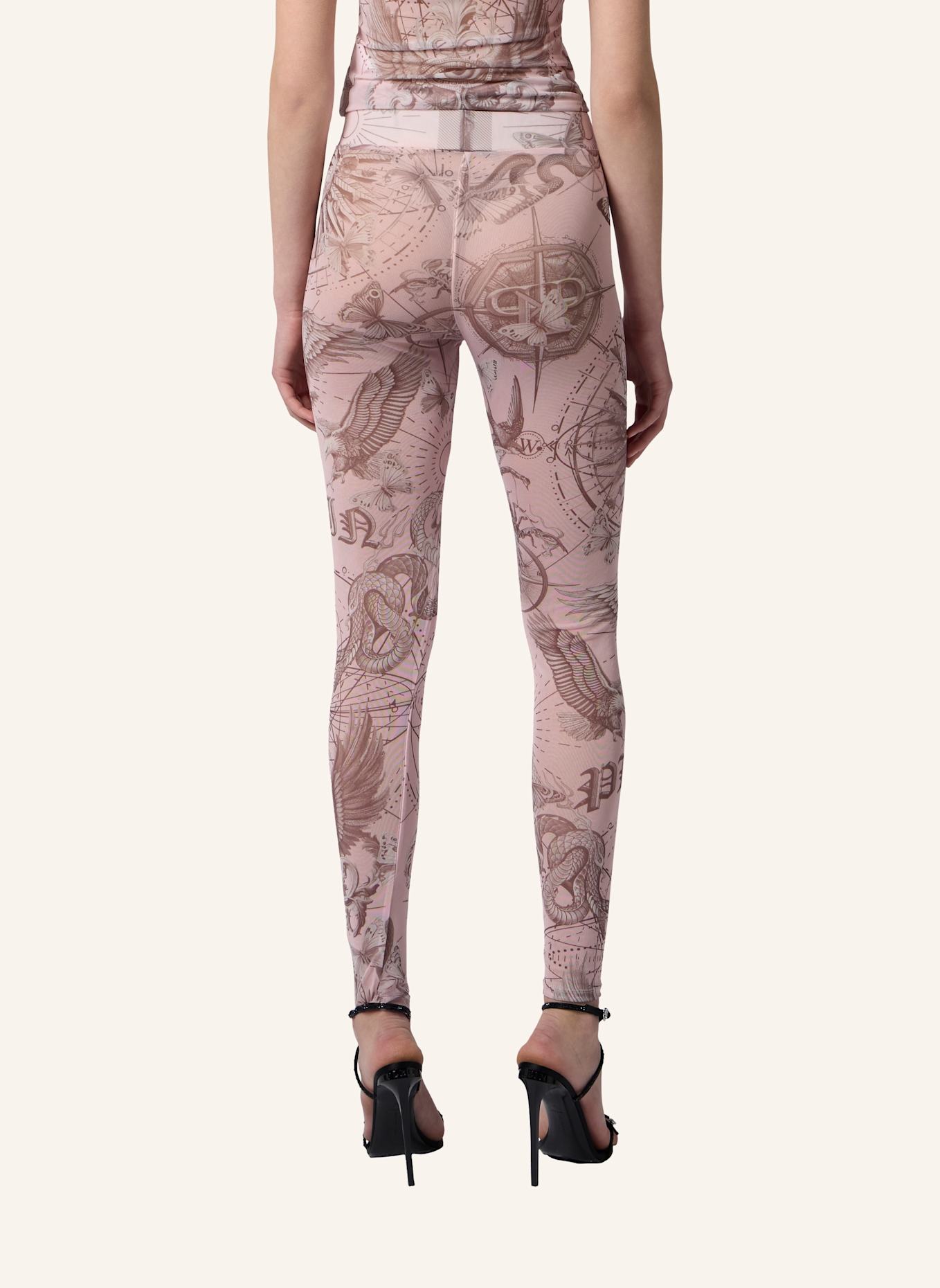 PHILIPP PLEIN PHILIPP PLEIN Tulle Leggings Butterfly Tattoo: ROSA