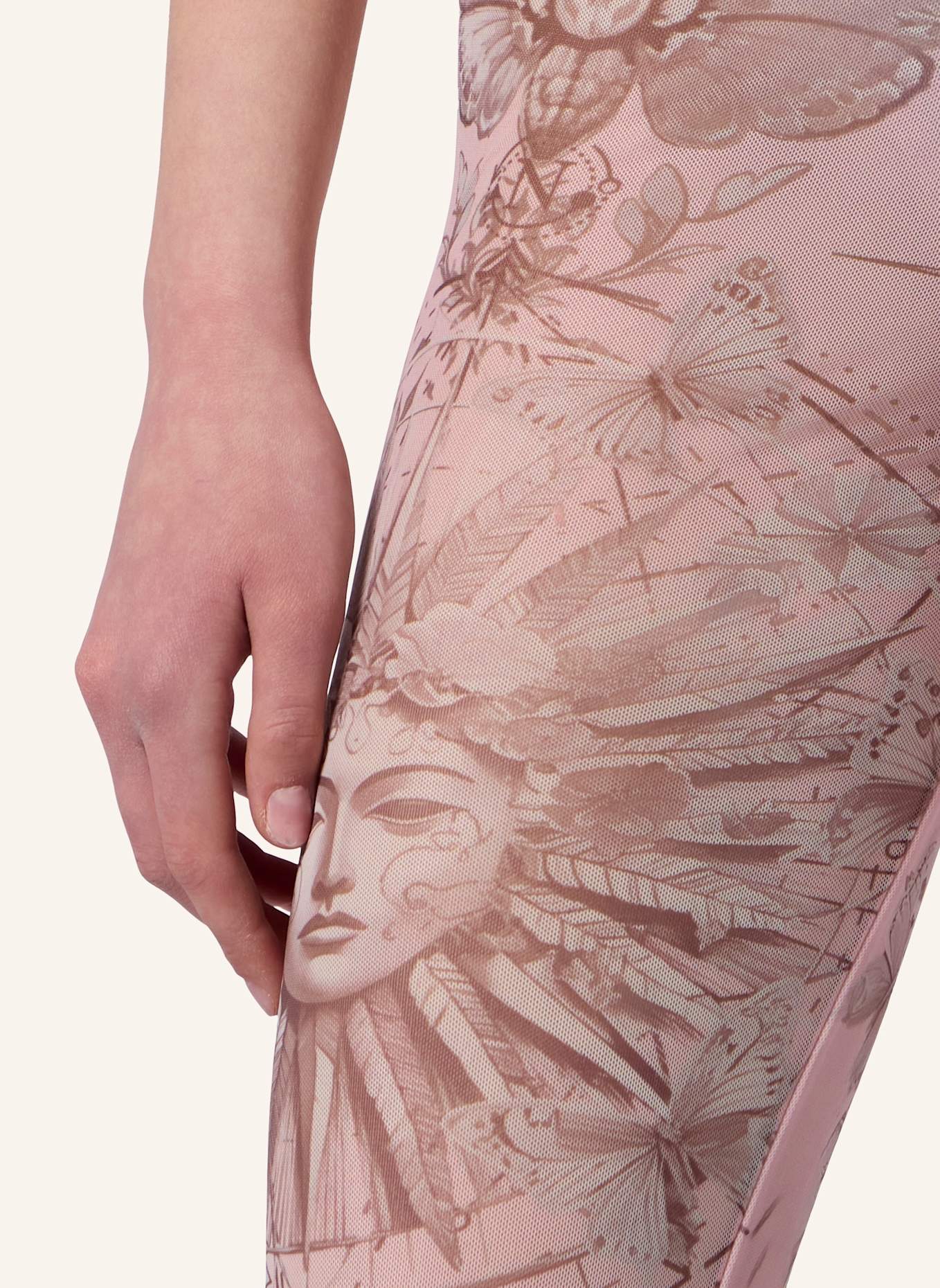 PHILIPP PLEIN PHILIPP PLEIN Tulle Leggings Butterfly Tattoo: ROSA