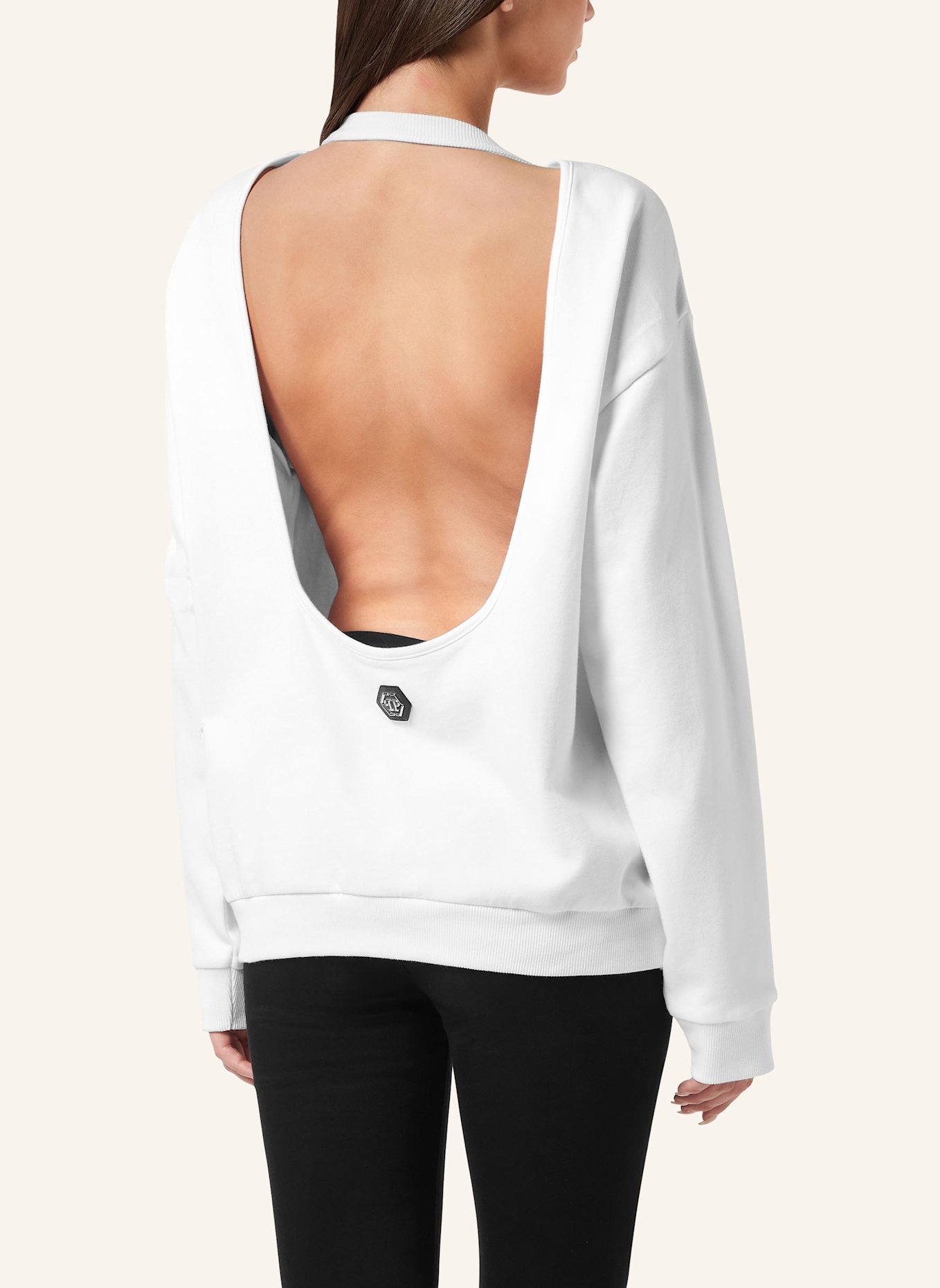 PHILIPP PLEIN Sweatshirt Ls EAGLE: WEISS