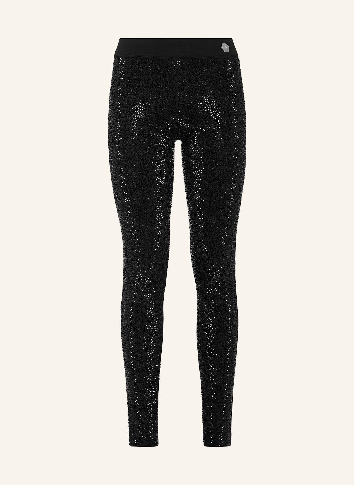 PHILIPP PLEIN Jogging-Leggings: SCHWARZ