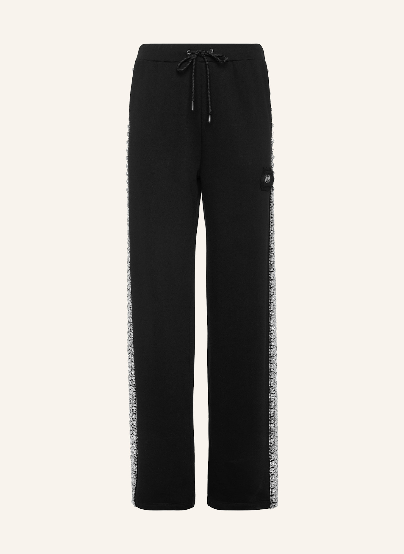 PHILIPP PLEIN Jogginghosen CRYSTAL: SCHWARZ