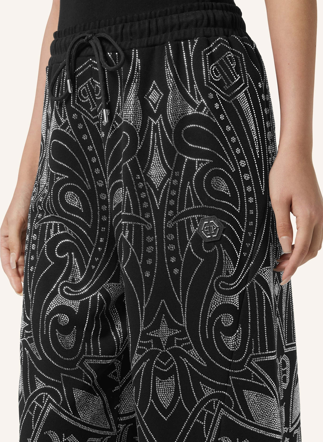 PHILIPP PLEIN Jogginghosen GOTHIC PLEIN: SCHWARZ