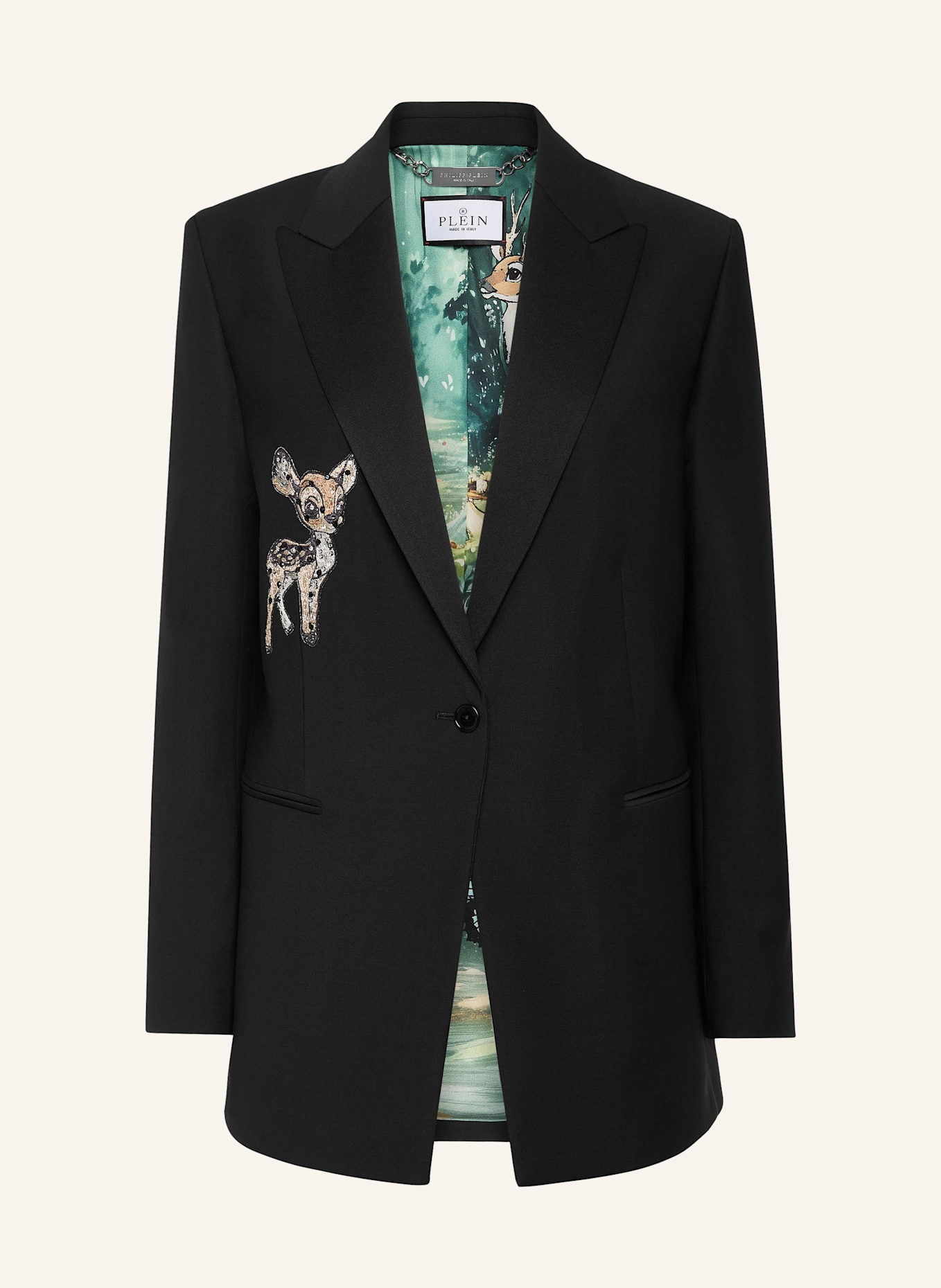 PHILIPP PLEIN Blazer: SCHWARZ