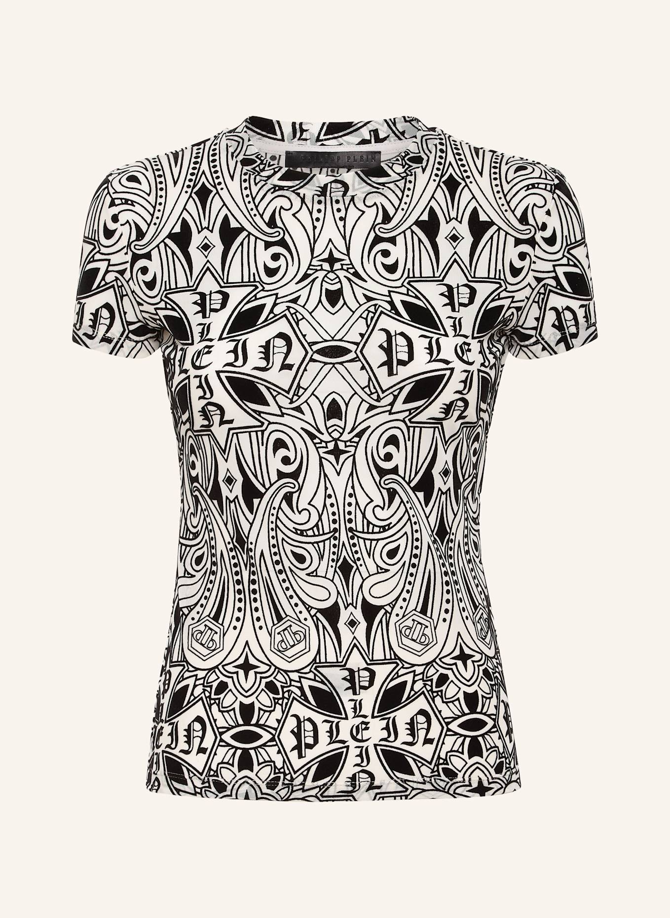 PHILIPP PLEIN T-Shirt Sexy Pure GOTHIC PLEIN: ROSÉGOLD/ SCHWARZ