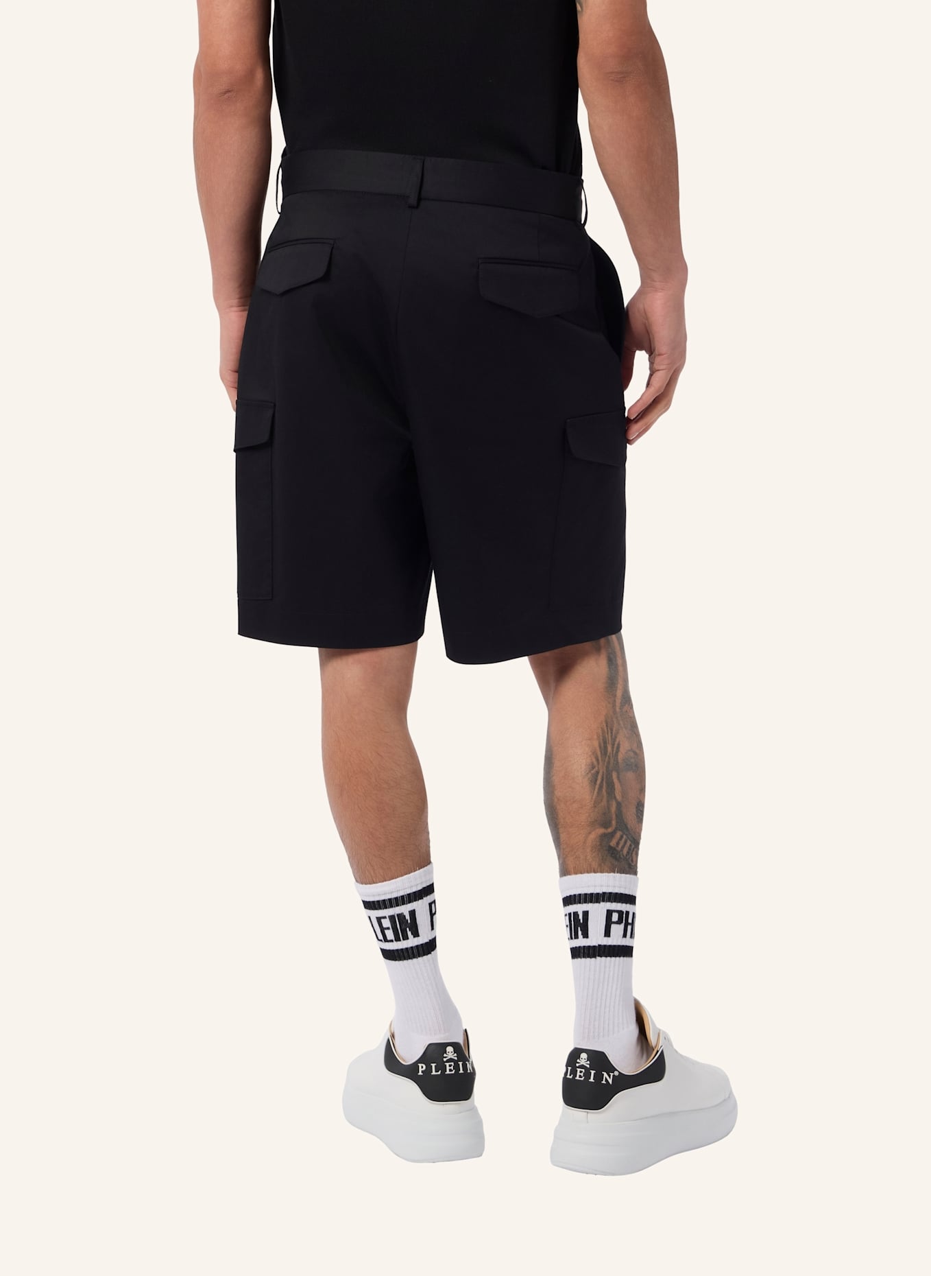 PHILIPP PLEIN PHILIPP PLEIN Cargo Shorts: SCHWARZ