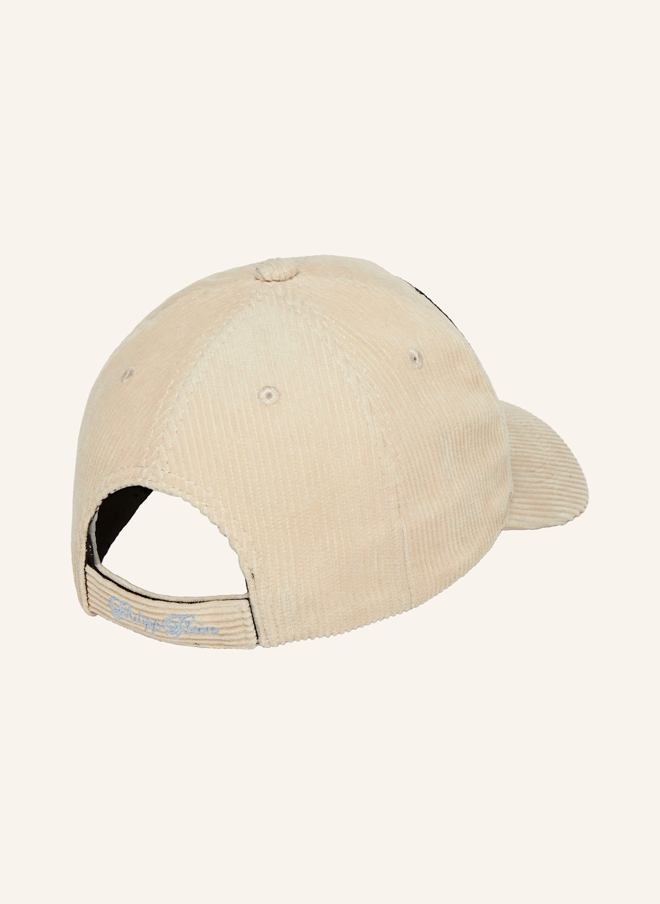 PHILIPP PLEIN Baseballkappe SIGNATURE: BEIGE