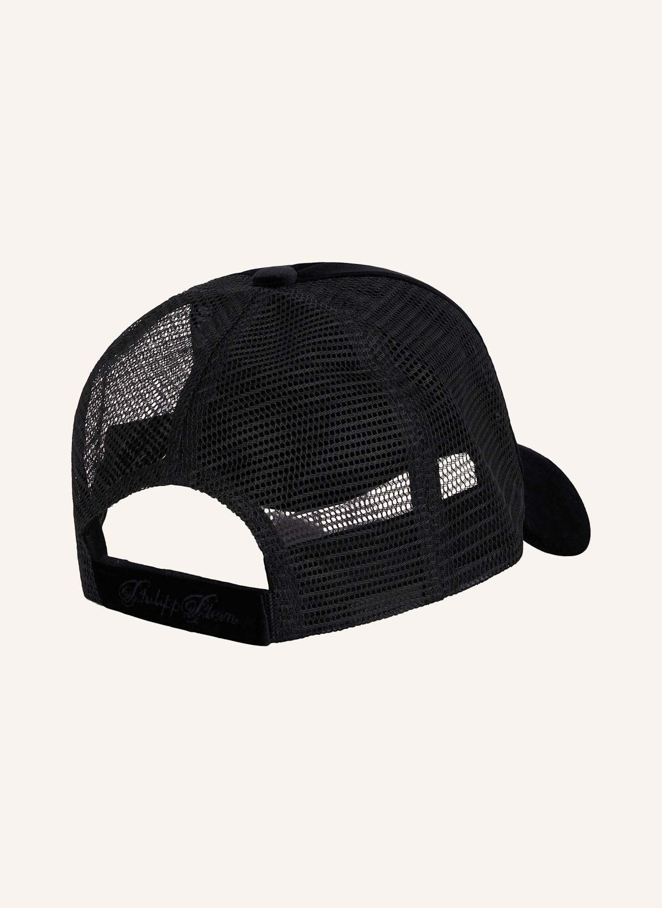 PHILIPP PLEIN Baseballkappe CRYSTAL: SCHWARZ