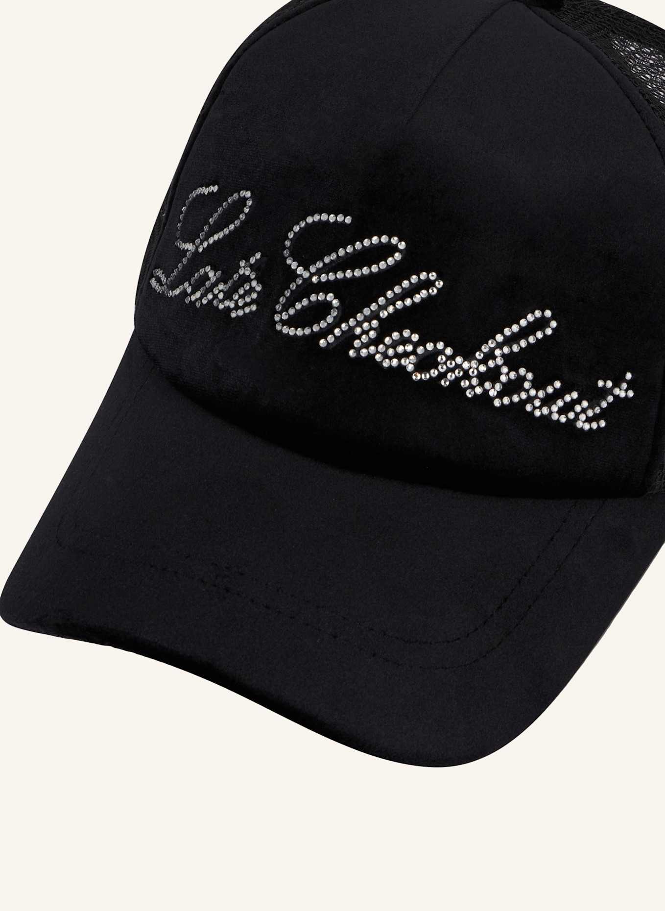 PHILIPP PLEIN Baseballkappe CRYSTAL: SCHWARZ