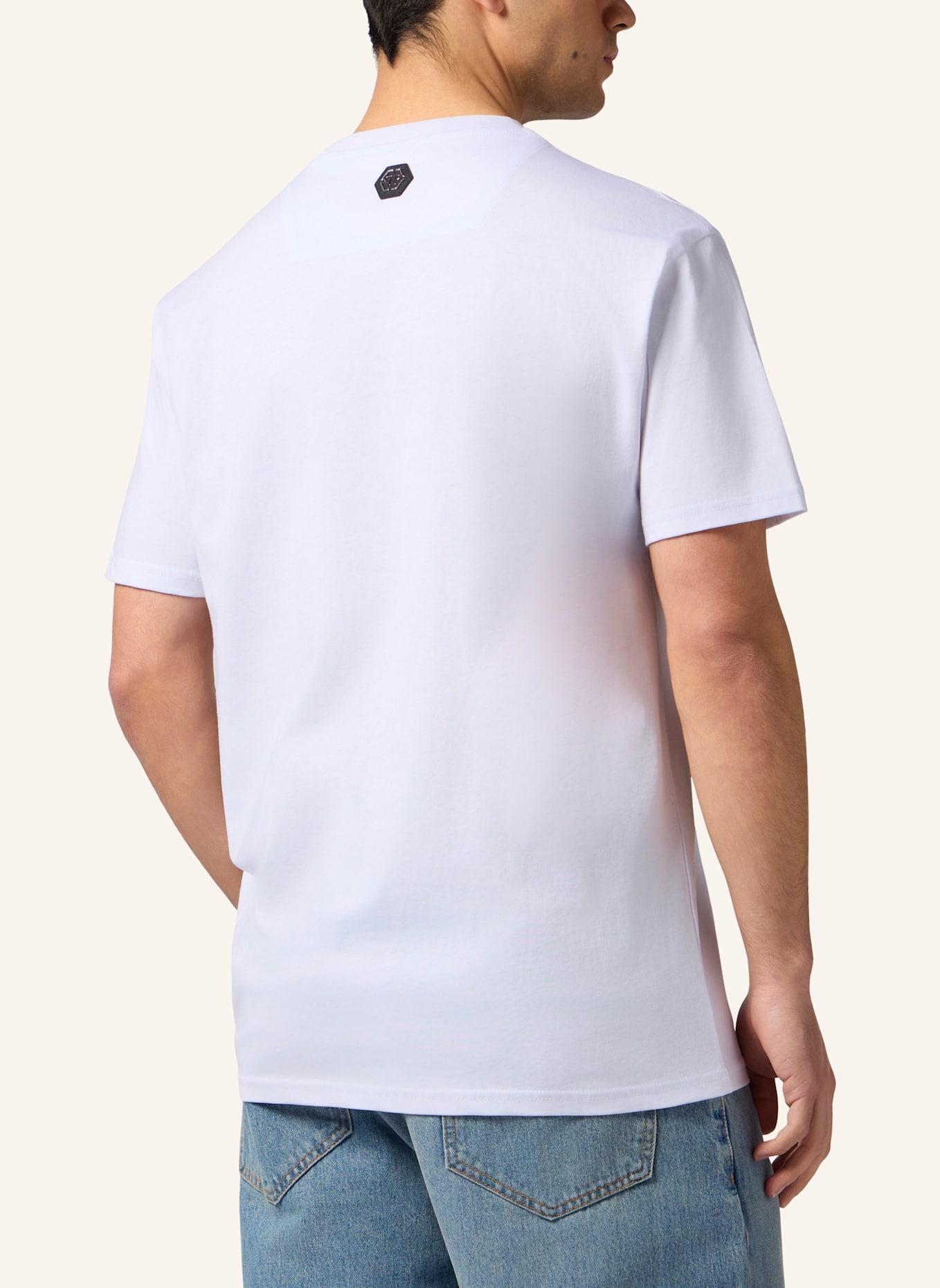 PHILIPP PLEIN PHILIPP PLEIN Round Neck T-Shirt Teddy Yachting: WEISS