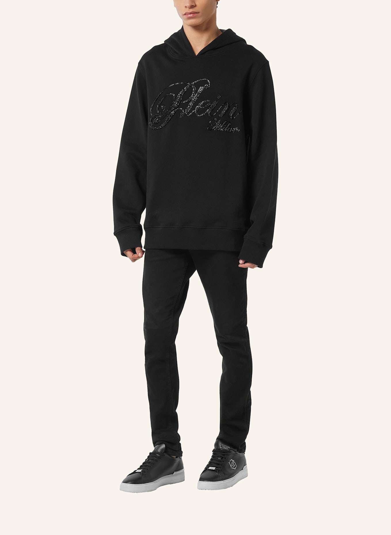 PHILIPP PLEIN PHILIPP PLEIN Hoodie: SCHWARZ