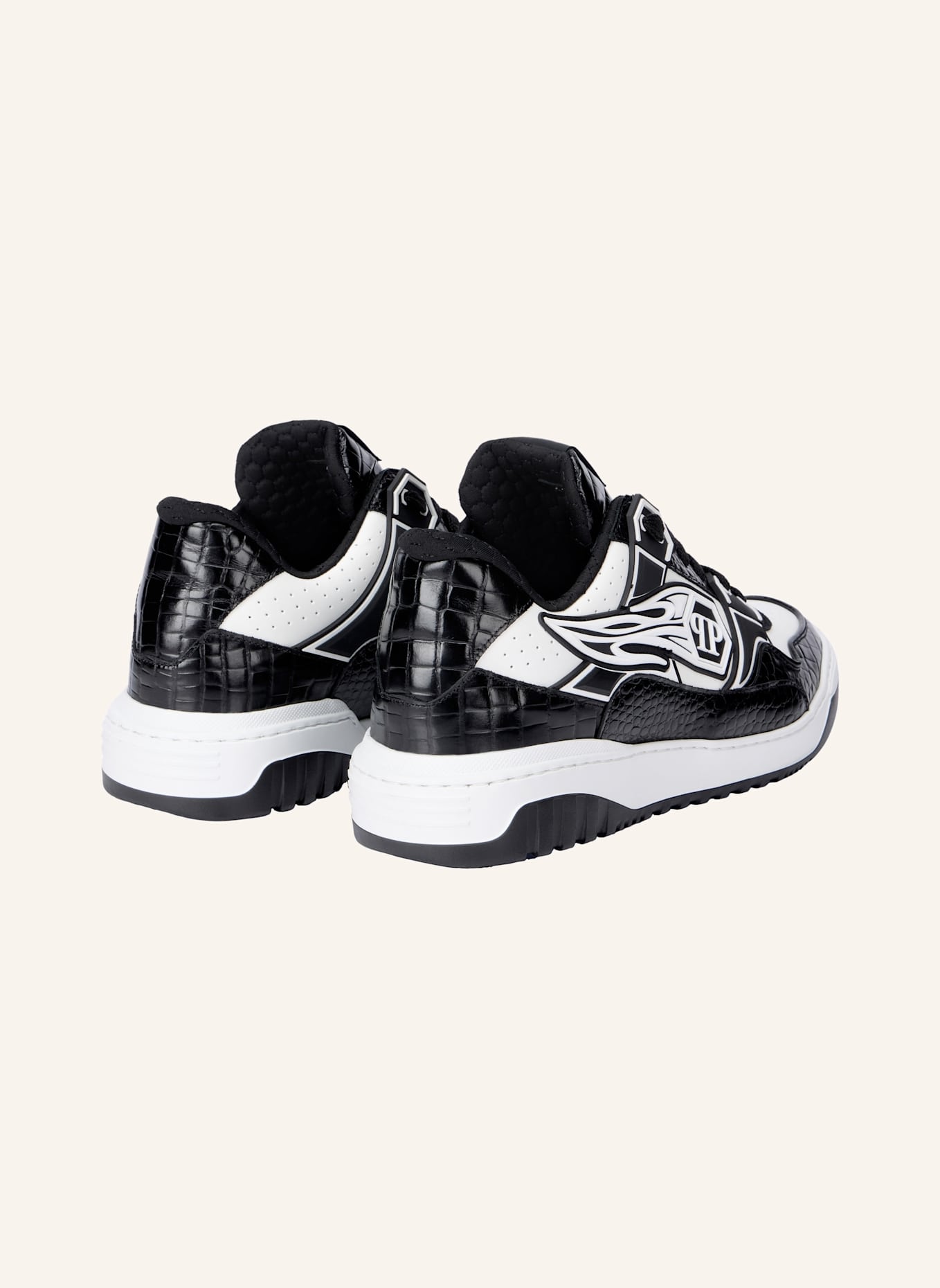 PHILIPP PLEIN PHILIPP PLEIN Low-Top Sneakers Moonwalker: WEISS