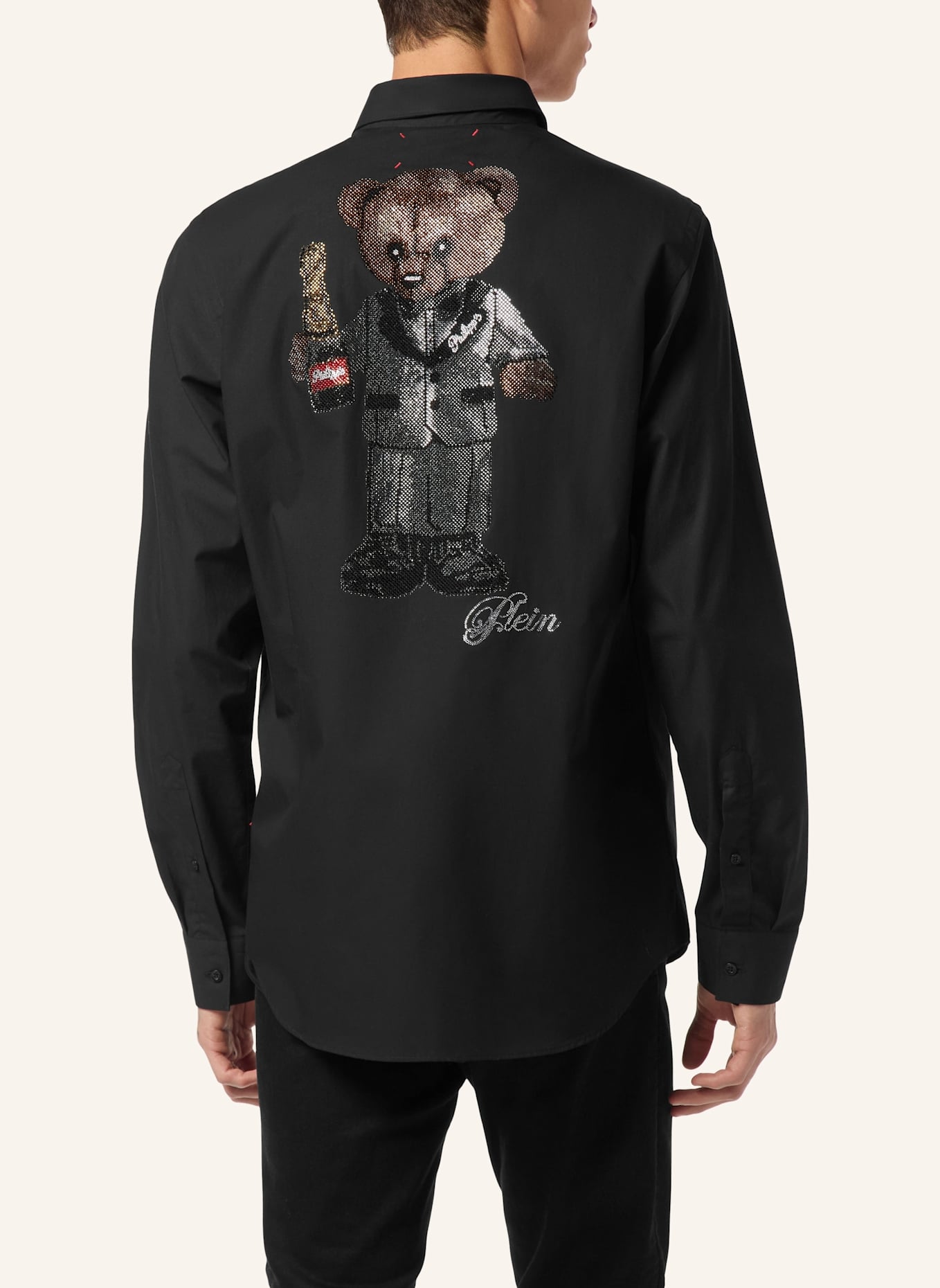 PHILIPP PLEIN PHILIPP PLEIN Hemd Slim Fit TEDDY: SCHWARZ