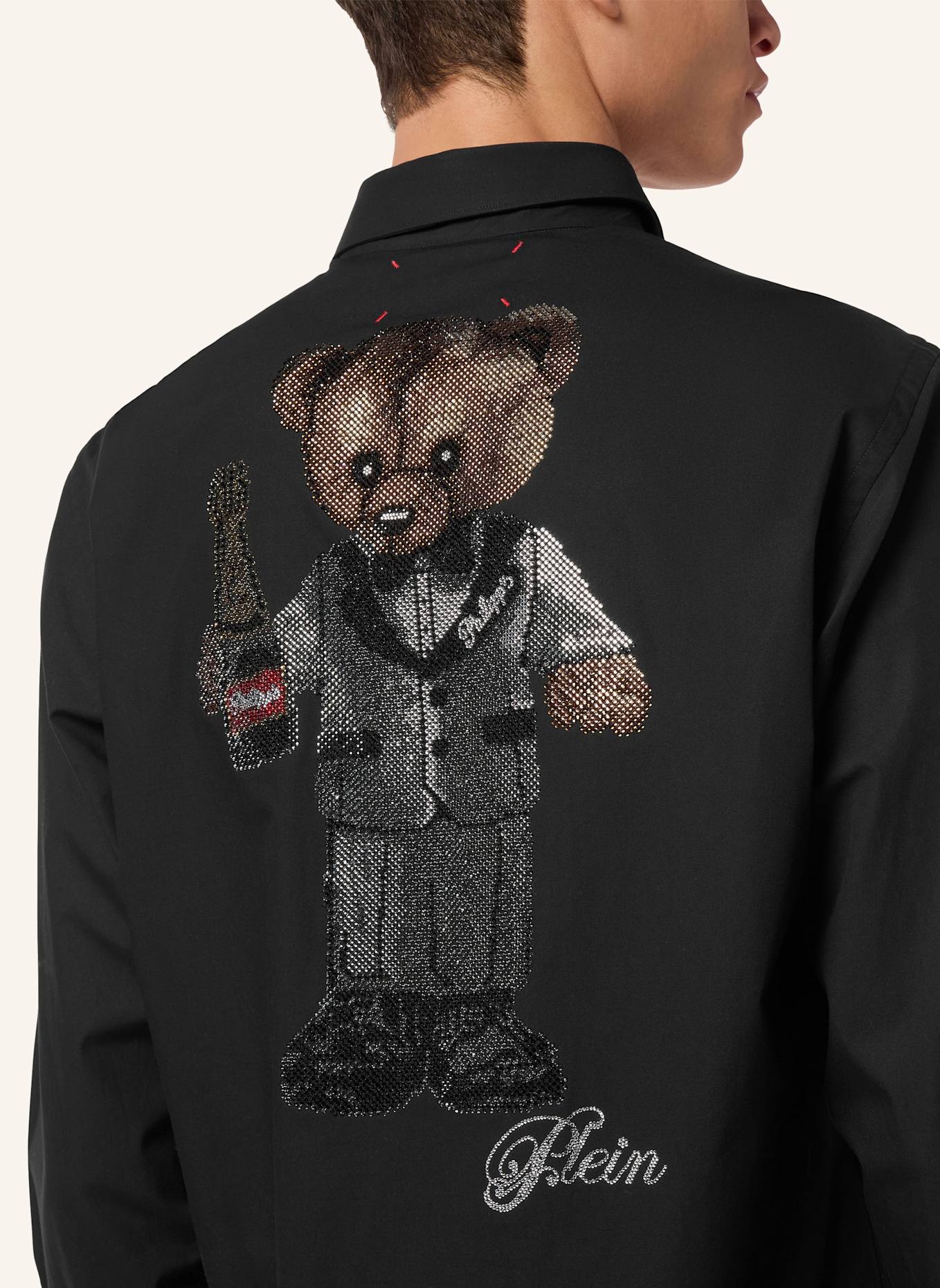 PHILIPP PLEIN PHILIPP PLEIN Hemd Slim Fit TEDDY: SCHWARZ