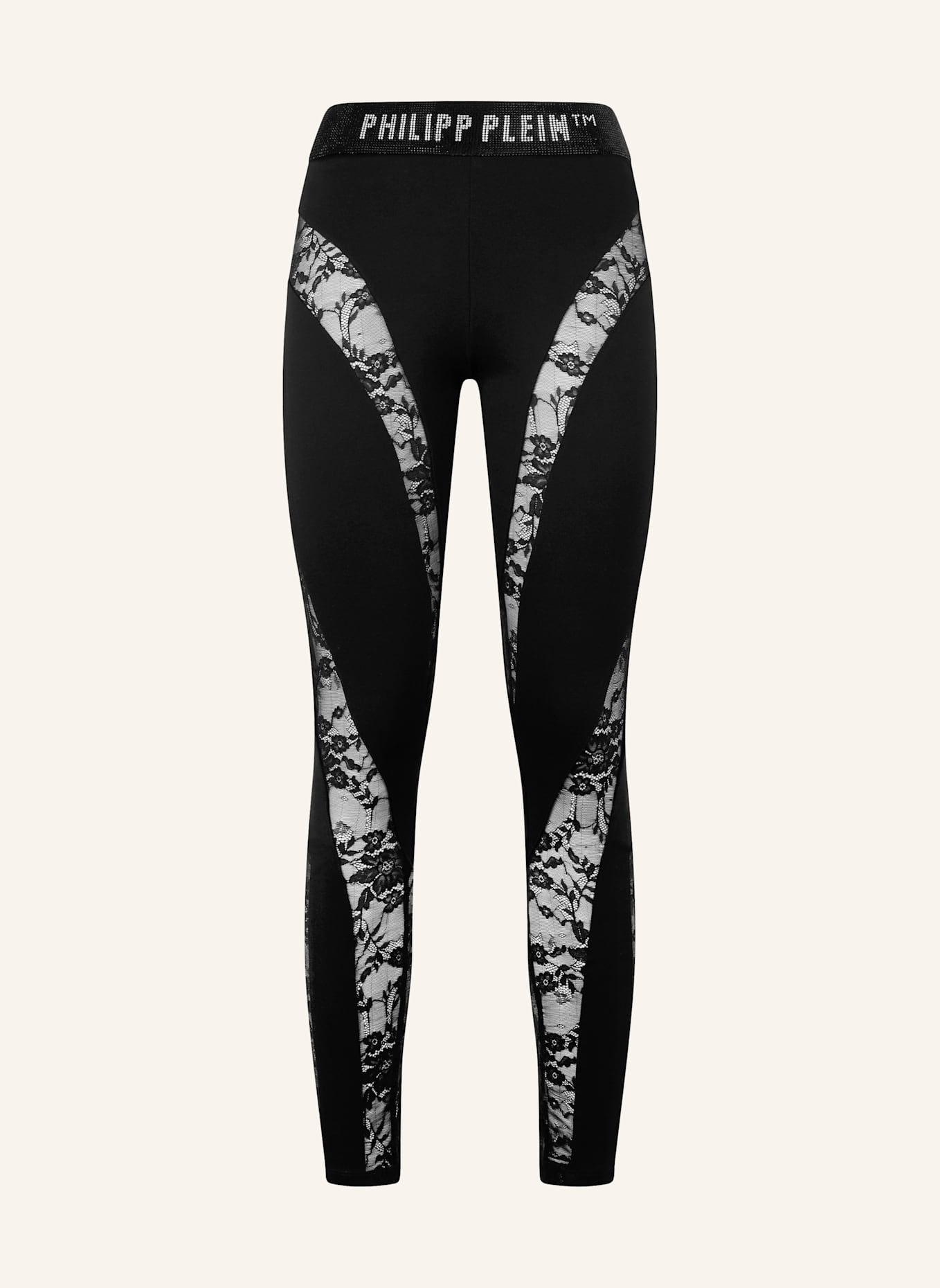 PHILIPP PLEIN PHILIPP PLEIN Multicutting Leggings Lace: SCHWARZ