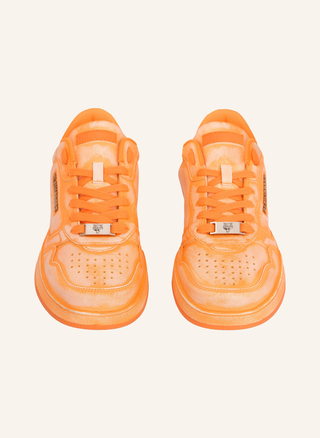 PLEIN SPORT Lo-Top Turnschuhe: ORANGE