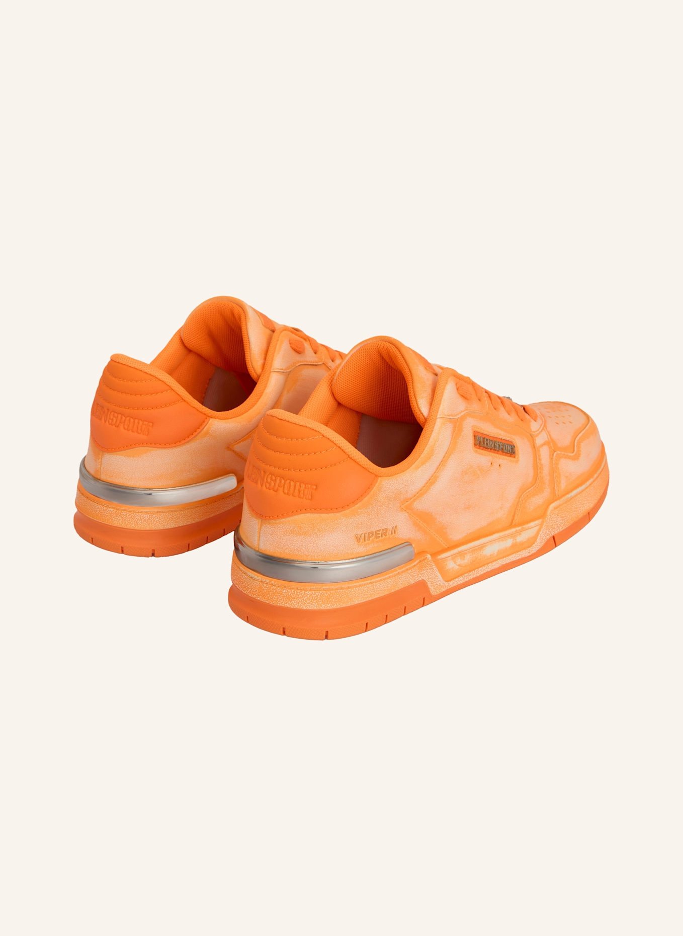 PLEIN SPORT Lo-Top Turnschuhe: ORANGE