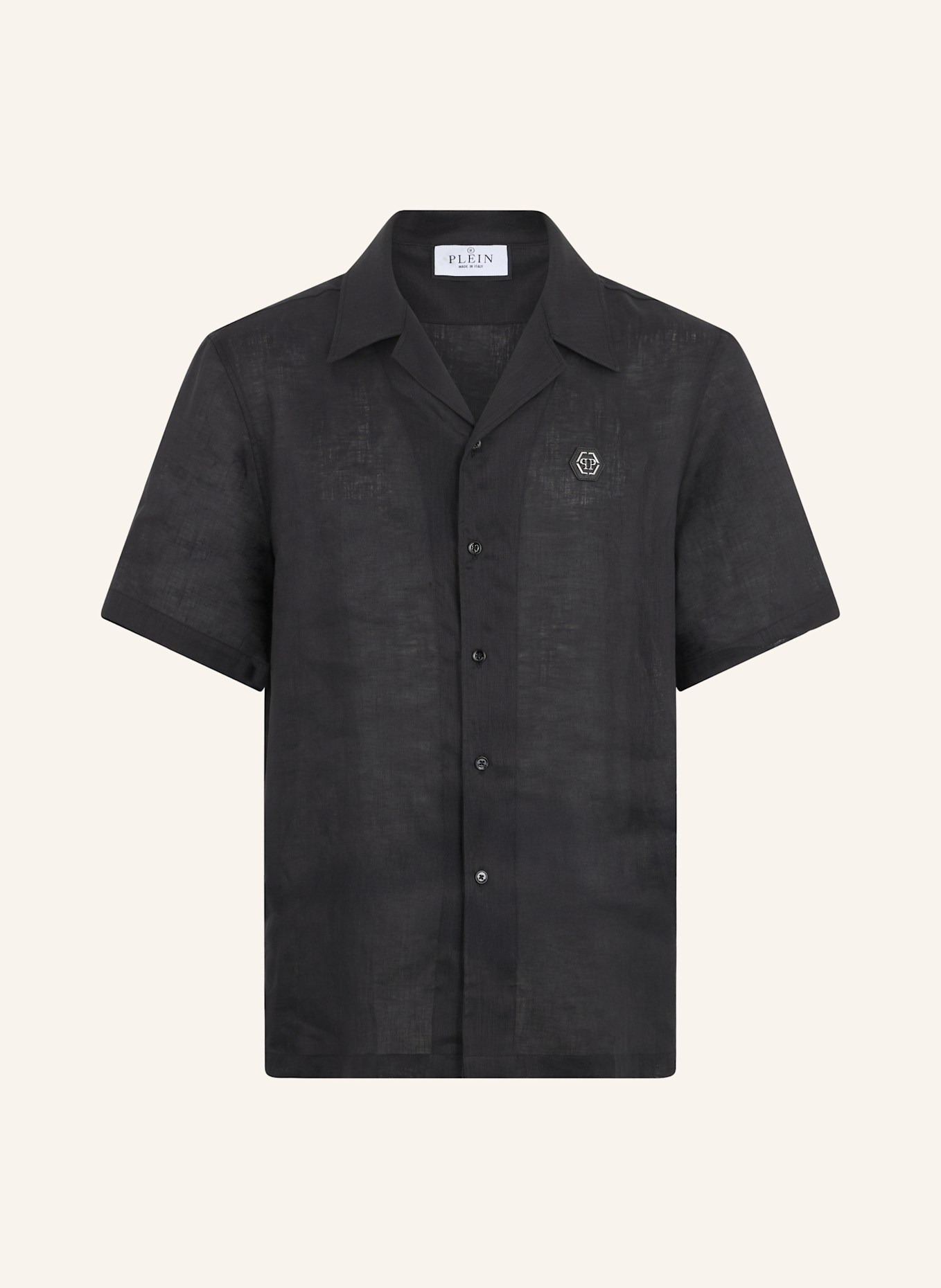 PHILIPP PLEIN PHILIPP PLEIN Bowling Shirt Basic: SCHWARZ