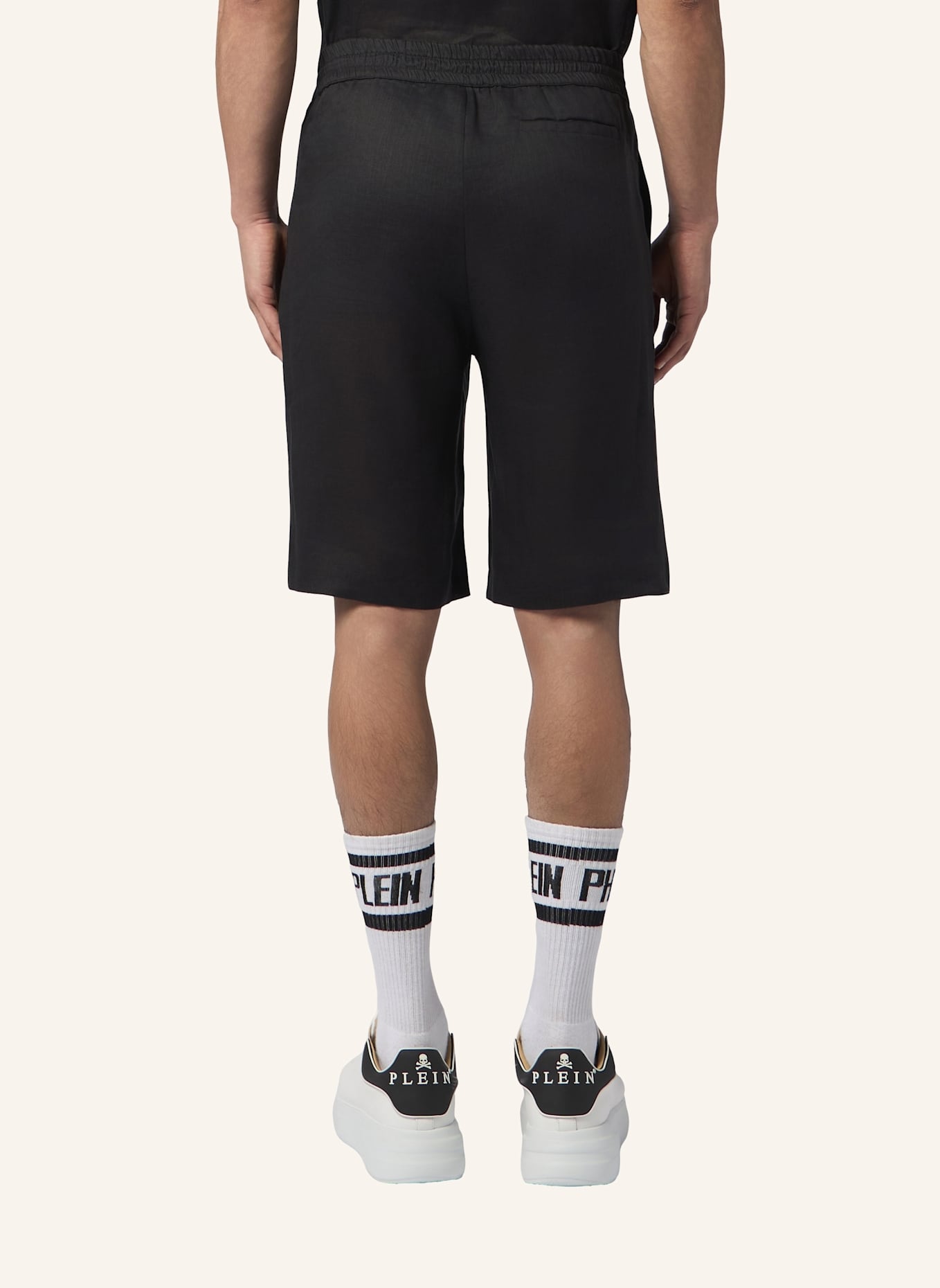 PHILIPP PLEIN PHILIPP PLEIN Bowling Shorts Basic: SCHWARZ