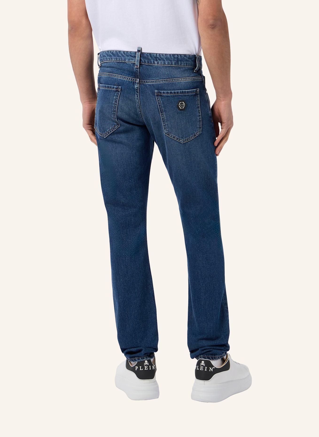 PHILIPP PLEIN PHILIPP PLEIN Basic Straight Cut Jeans: DUNKELBLAU