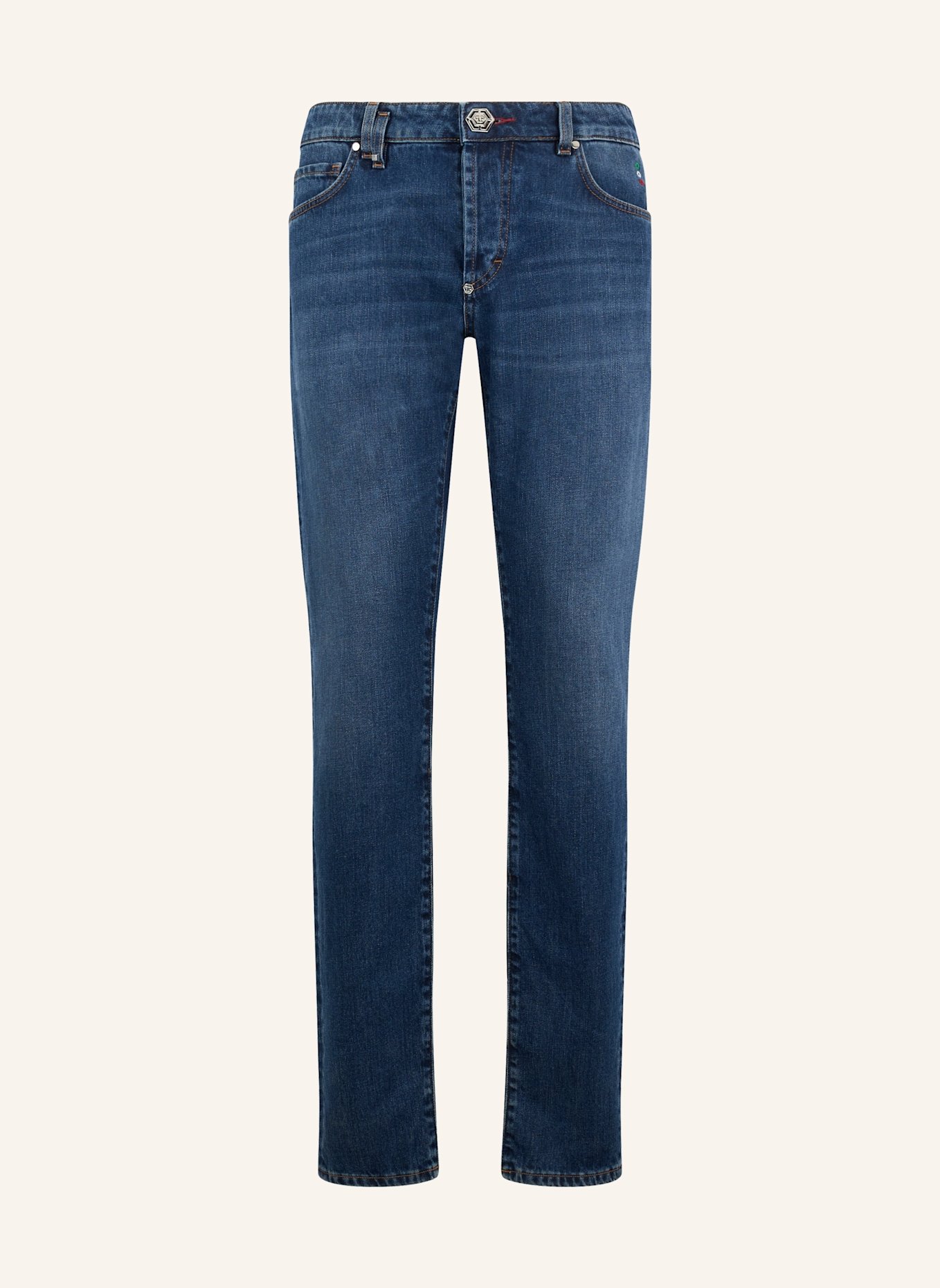 PHILIPP PLEIN PHILIPP PLEIN Basic Straight Cut Jeans: DUNKELBLAU
