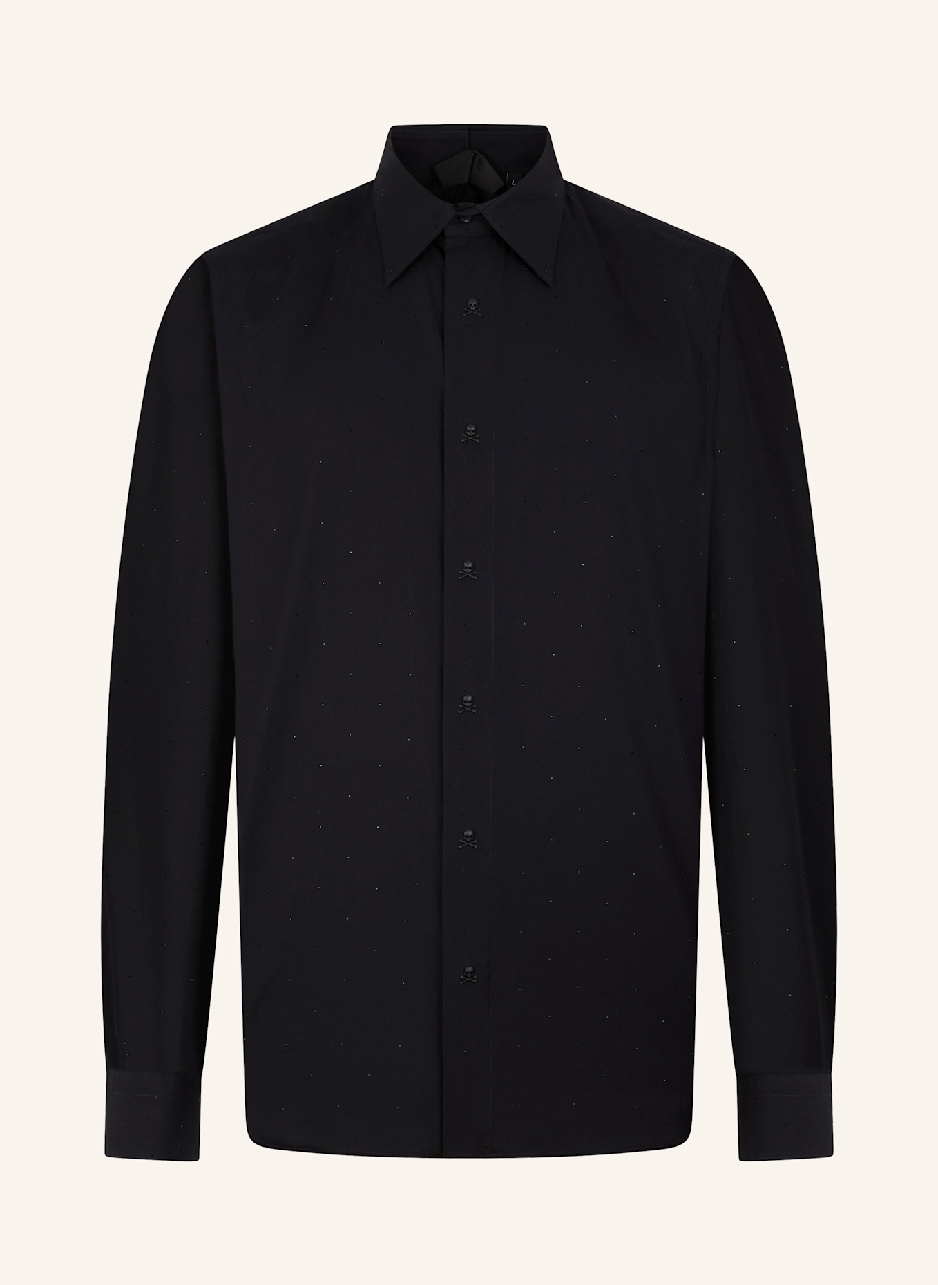 PHILIPP PLEIN PHILIPP PLEIN Sugar Daddy Cut Shirt All-Over Strass: SCHWARZ