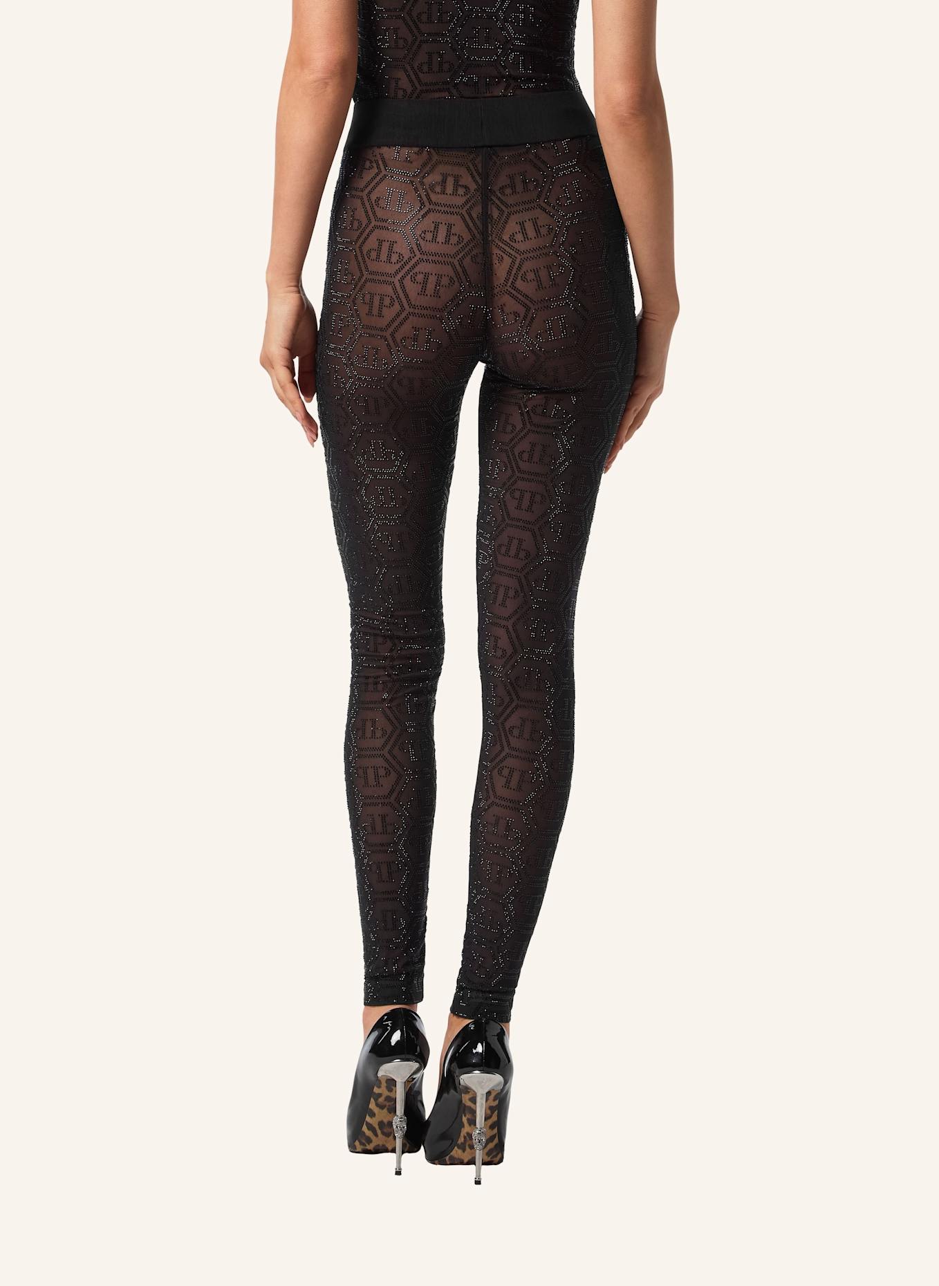 PHILIPP PLEIN PHILIPP PLEIN Leggings MONOGRAM: SCHWARZ