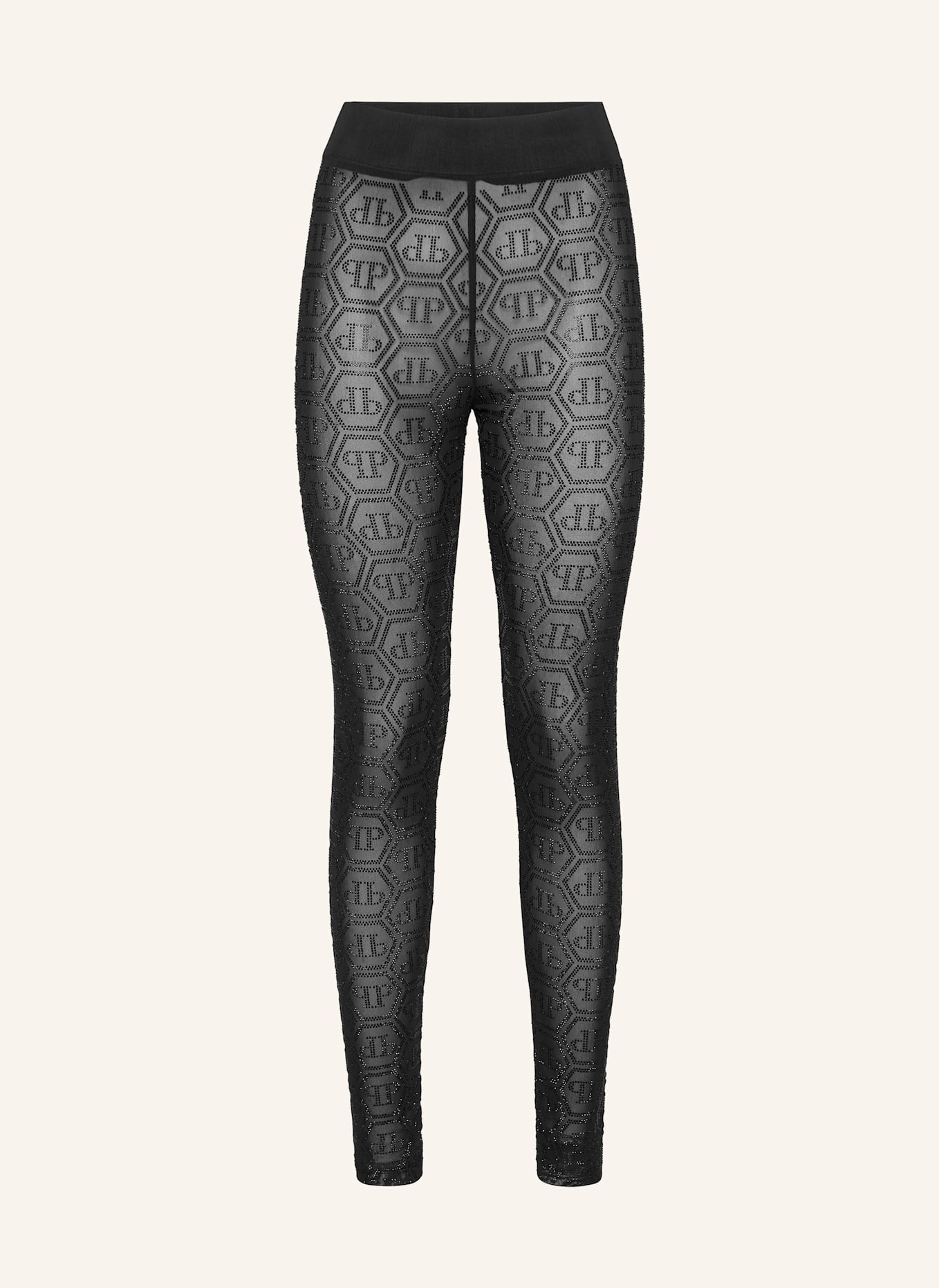 PHILIPP PLEIN PHILIPP PLEIN Leggings MONOGRAM: SCHWARZ