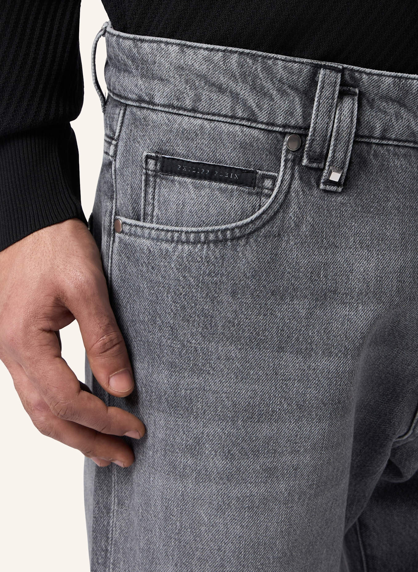 PHILIPP PLEIN PHILIPP PLEIN Detroit Fit Jeans: GRAU