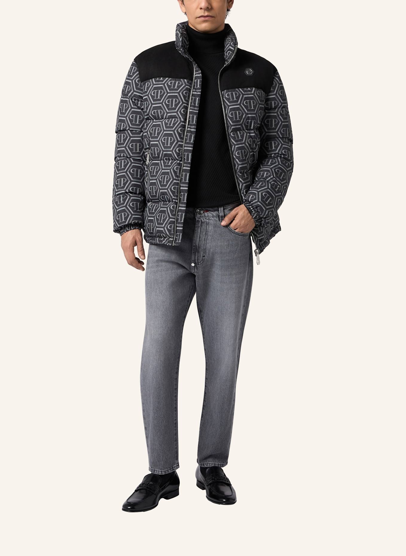 PHILIPP PLEIN PHILIPP PLEIN Detroit Fit Jeans: GRAU