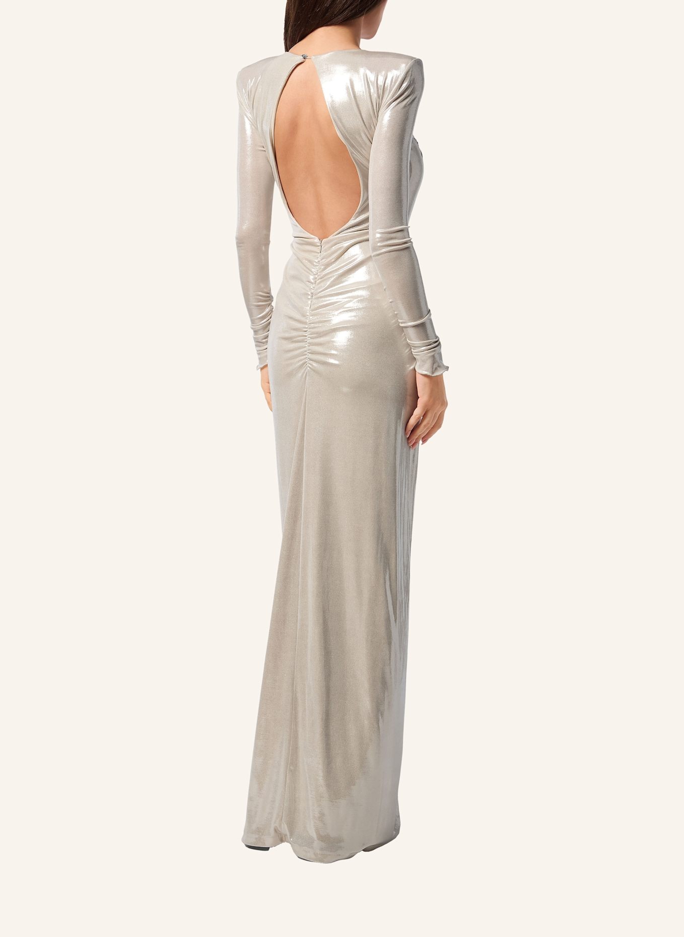 PHILIPP PLEIN Langes Kleid: SILBER