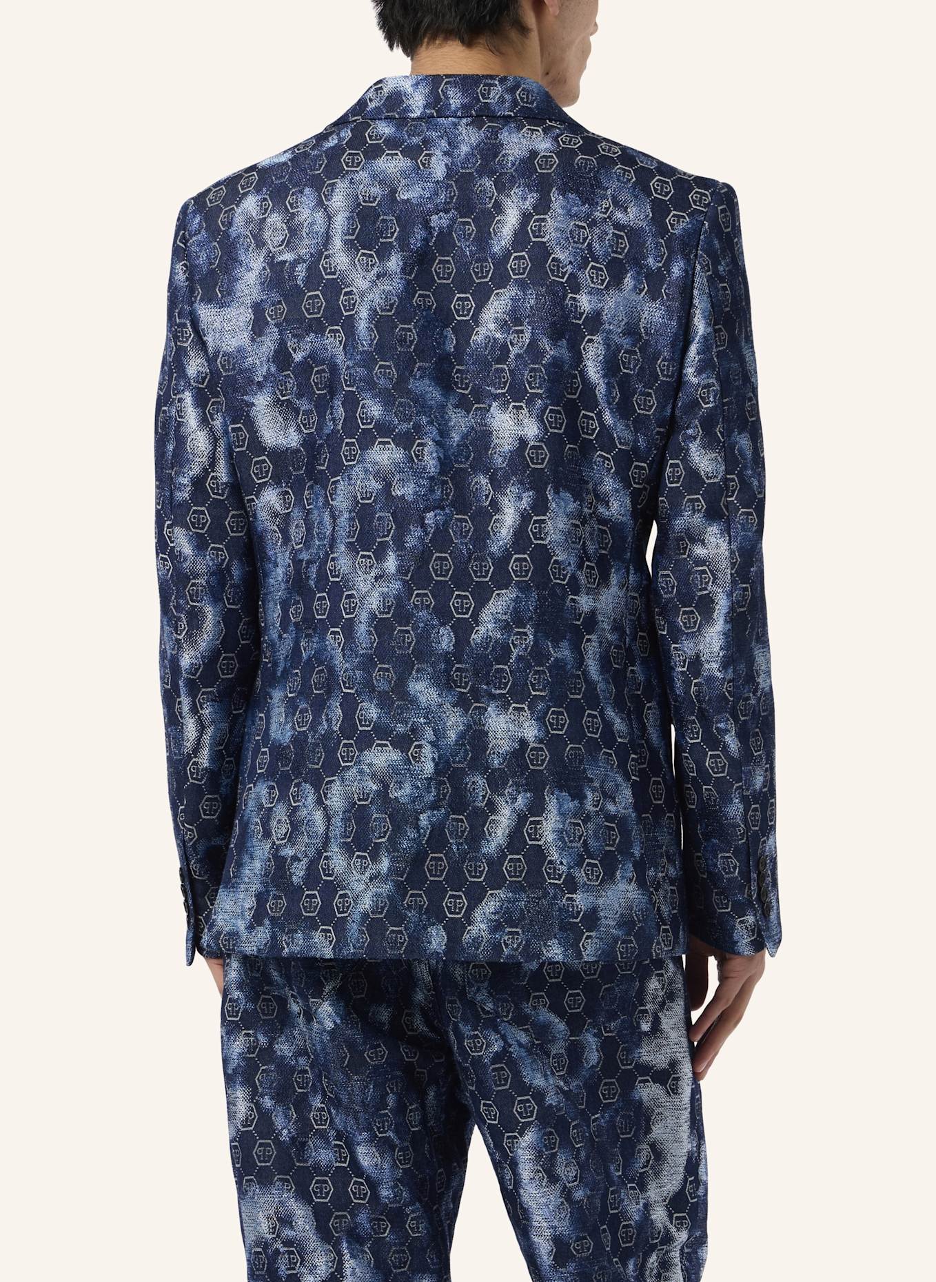 PHILIPP PLEIN PHILIPP PLEIN Jacquard Denim Blazer Monogram: DUNKELBLAU