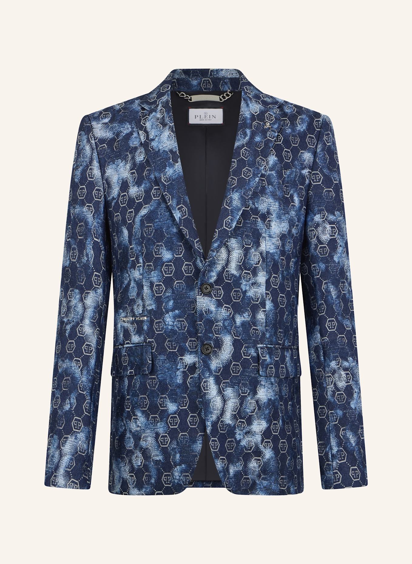 PHILIPP PLEIN PHILIPP PLEIN Jacquard Denim Blazer Monogram: DUNKELBLAU