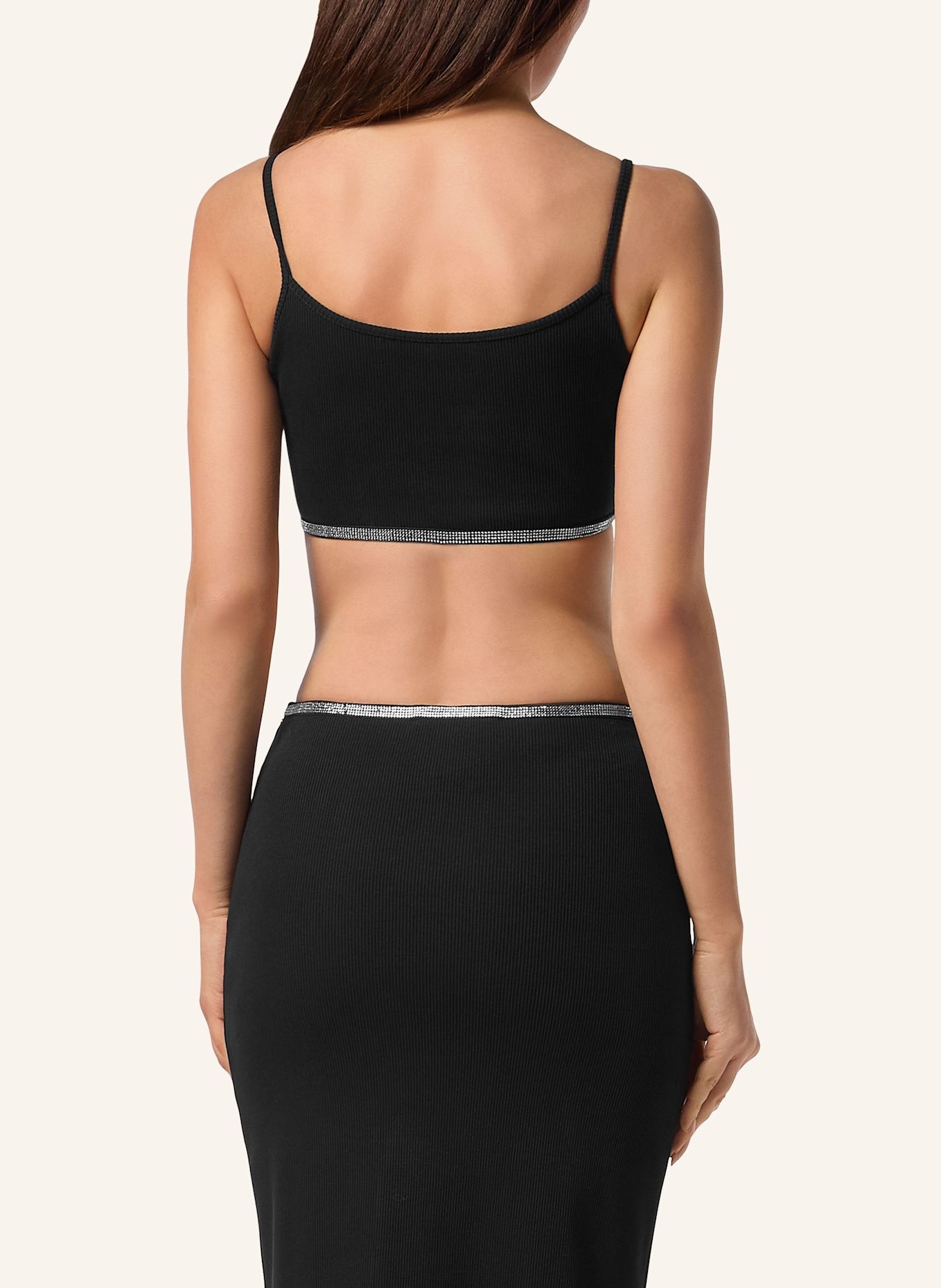 PHILIPP PLEIN Tanktop SIGNATURE: SCHWARZ