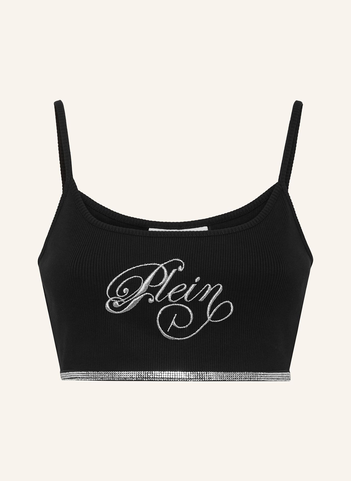 PHILIPP PLEIN Tanktop SIGNATURE: SCHWARZ