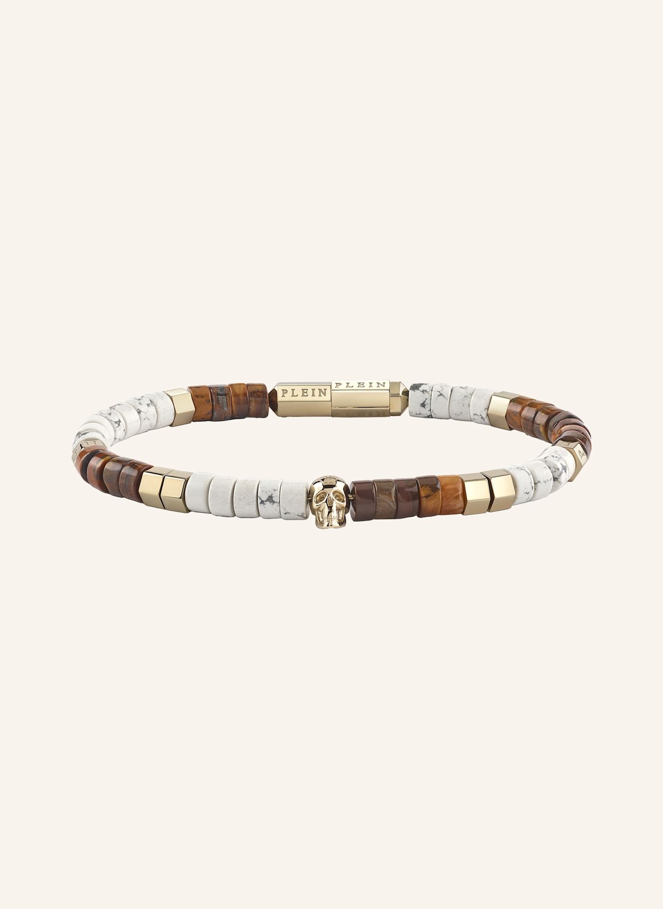 PHILIPP PLEIN Armband: WEISS / BRAUN
