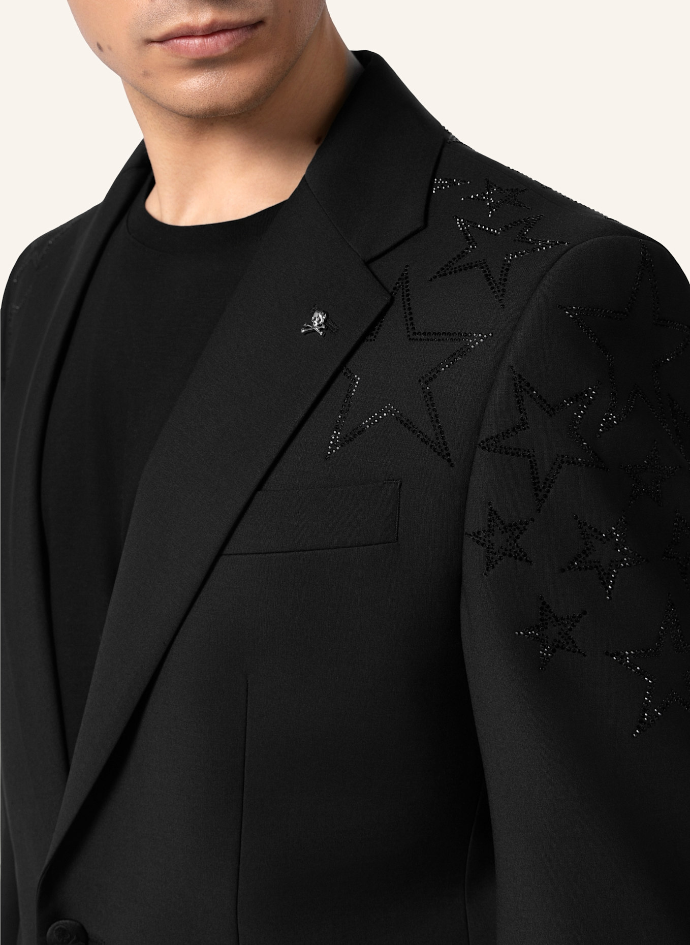 PHILIPP PLEIN PHILIPP PLEIN Blazer Gigolo Fit Stars Stones: SCHWARZ