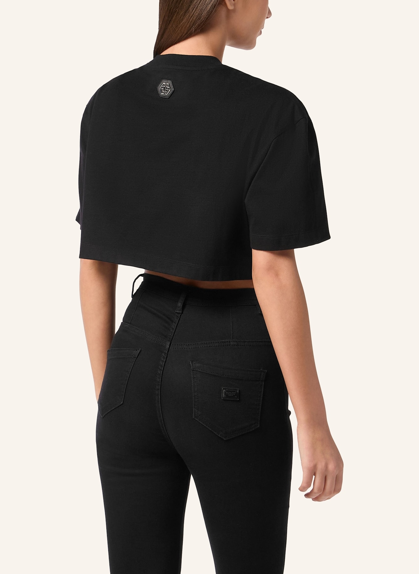 PHILIPP PLEIN PHILIPP PLEIN T-Shirt SIGNATURE: SCHWARZ