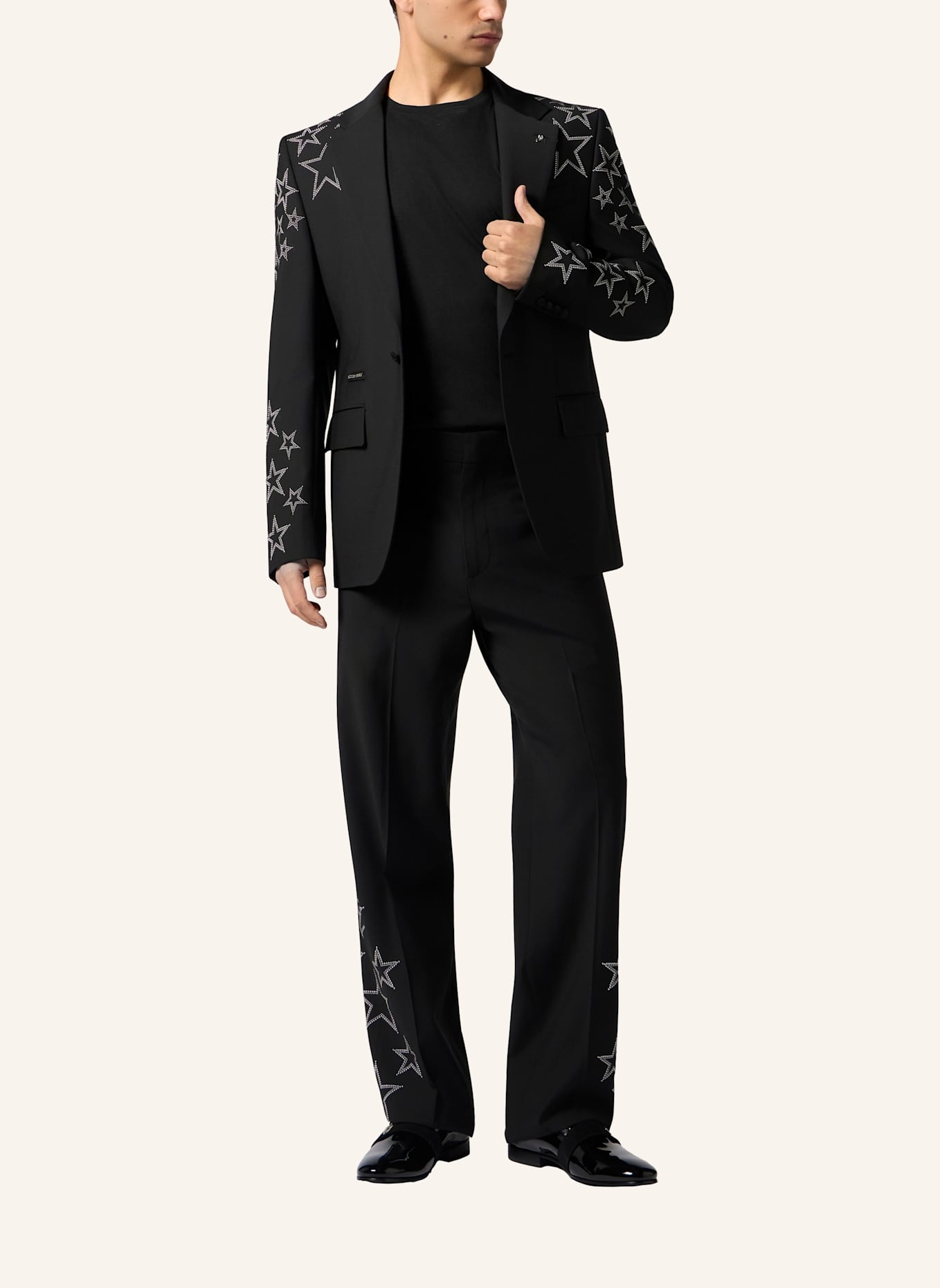 PHILIPP PLEIN PHILIPP PLEIN Blazer Gigolo Fit Stars Studs: SCHWARZ