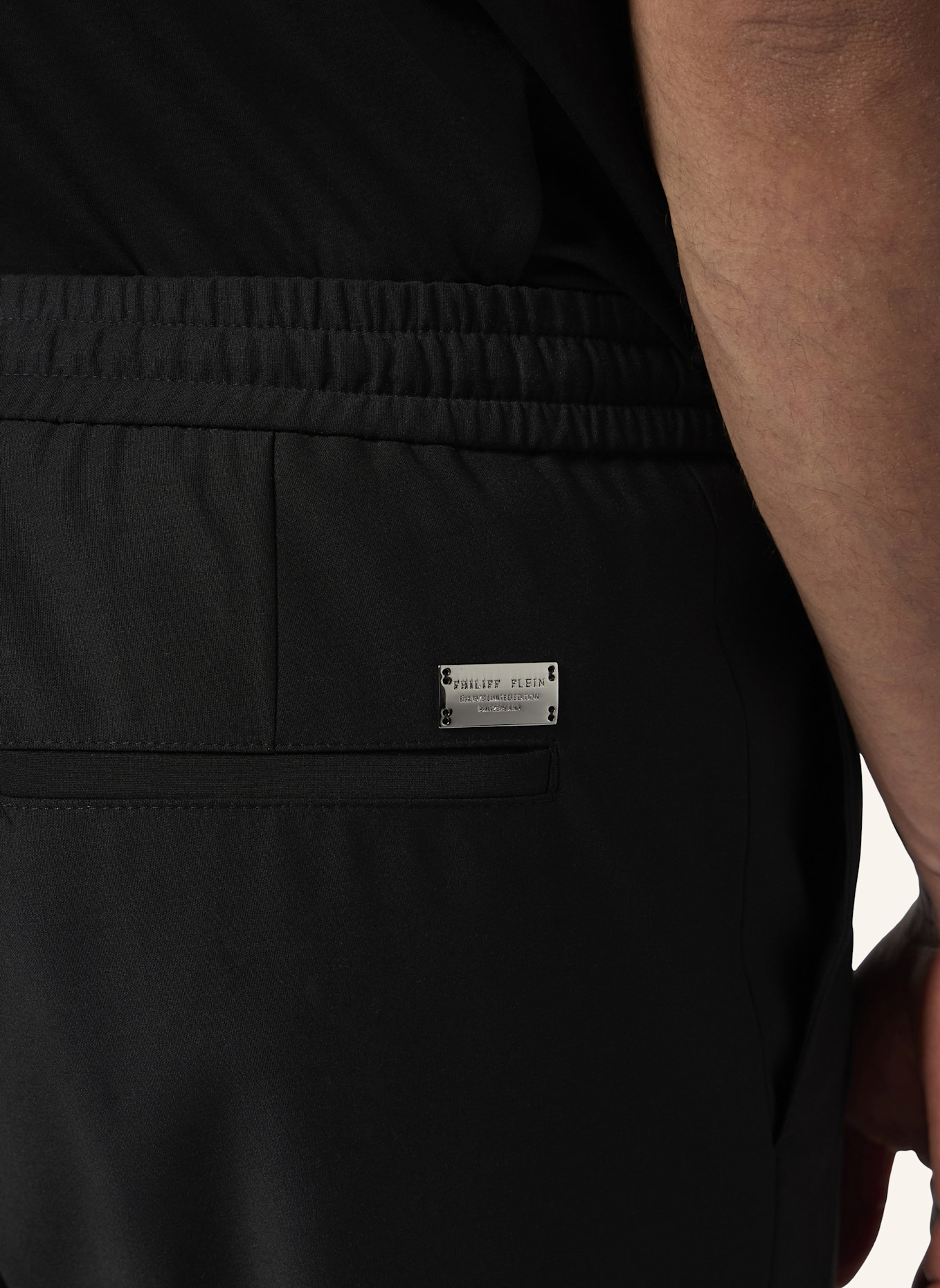 PHILIPP PLEIN PHILIPP PLEIN Wool Gigolo Fit Trousers: SCHWARZ