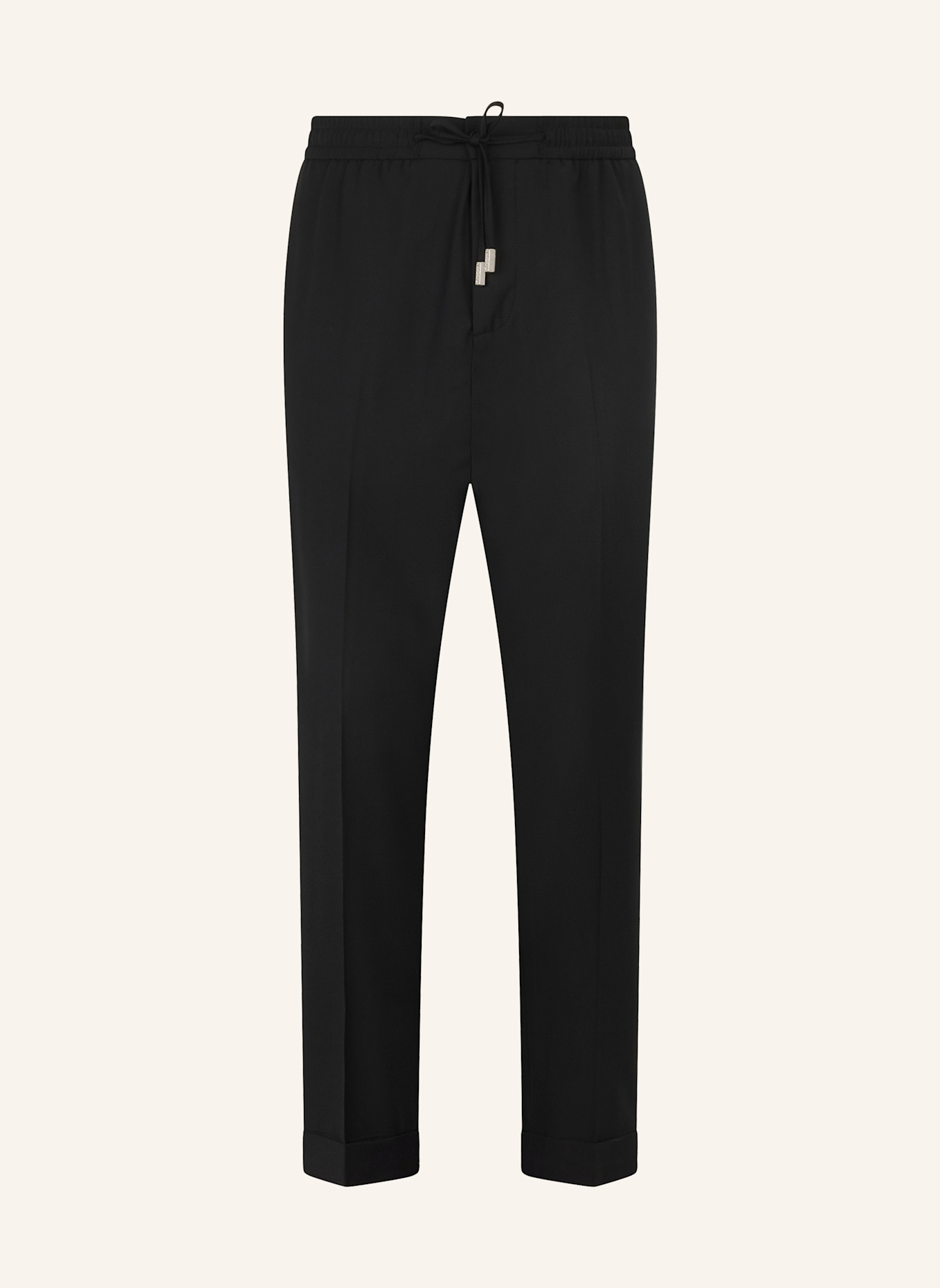 PHILIPP PLEIN PHILIPP PLEIN Wool Gigolo Fit Trousers: SCHWARZ