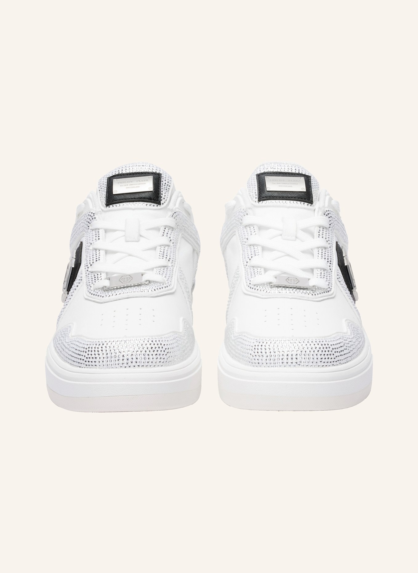 PHILIPP PLEIN Lo-Top Turnschuhe: WEISS