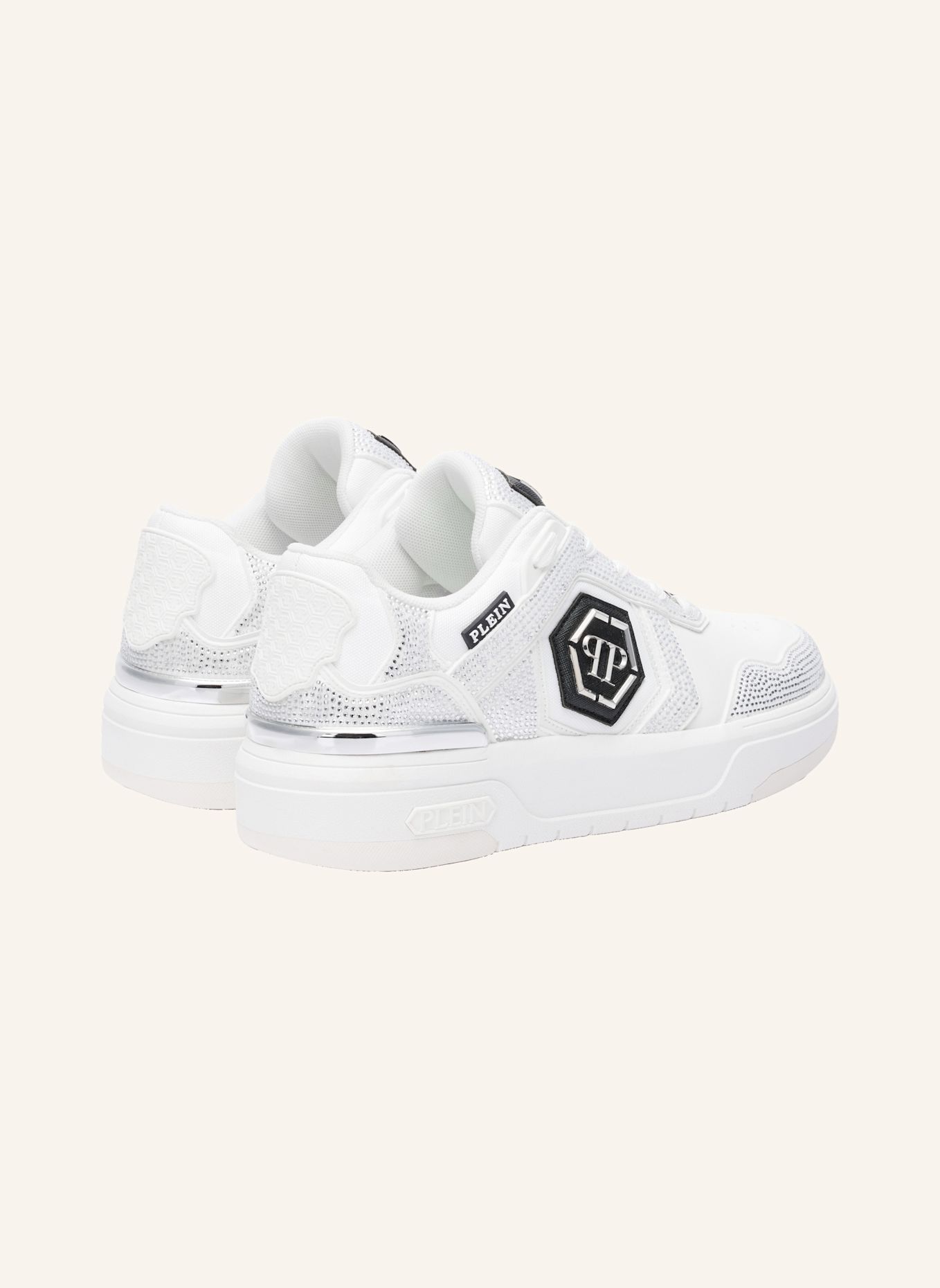 PHILIPP PLEIN Lo-Top Turnschuhe: WEISS