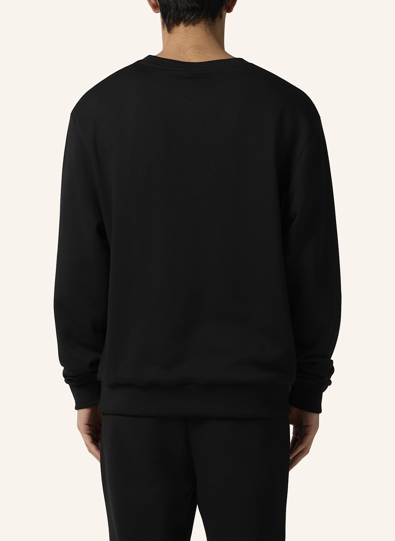 PLEIN SPORT PLEIN SPORT Fleece Round Neck Sweatshirt 3D Tiger: SCHWARZ