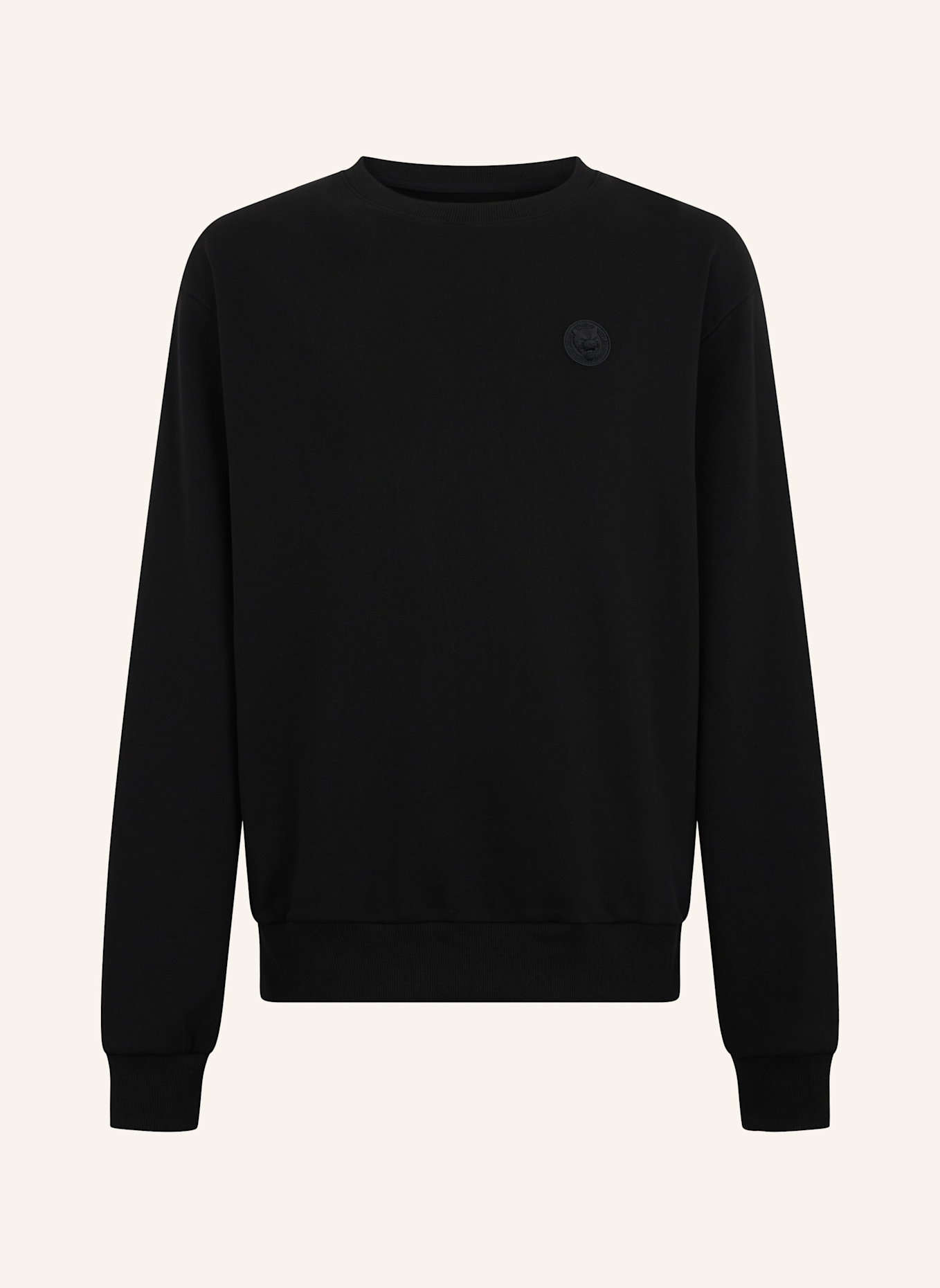 PLEIN SPORT PLEIN SPORT Fleece Round Neck Sweatshirt 3D Tiger: SCHWARZ